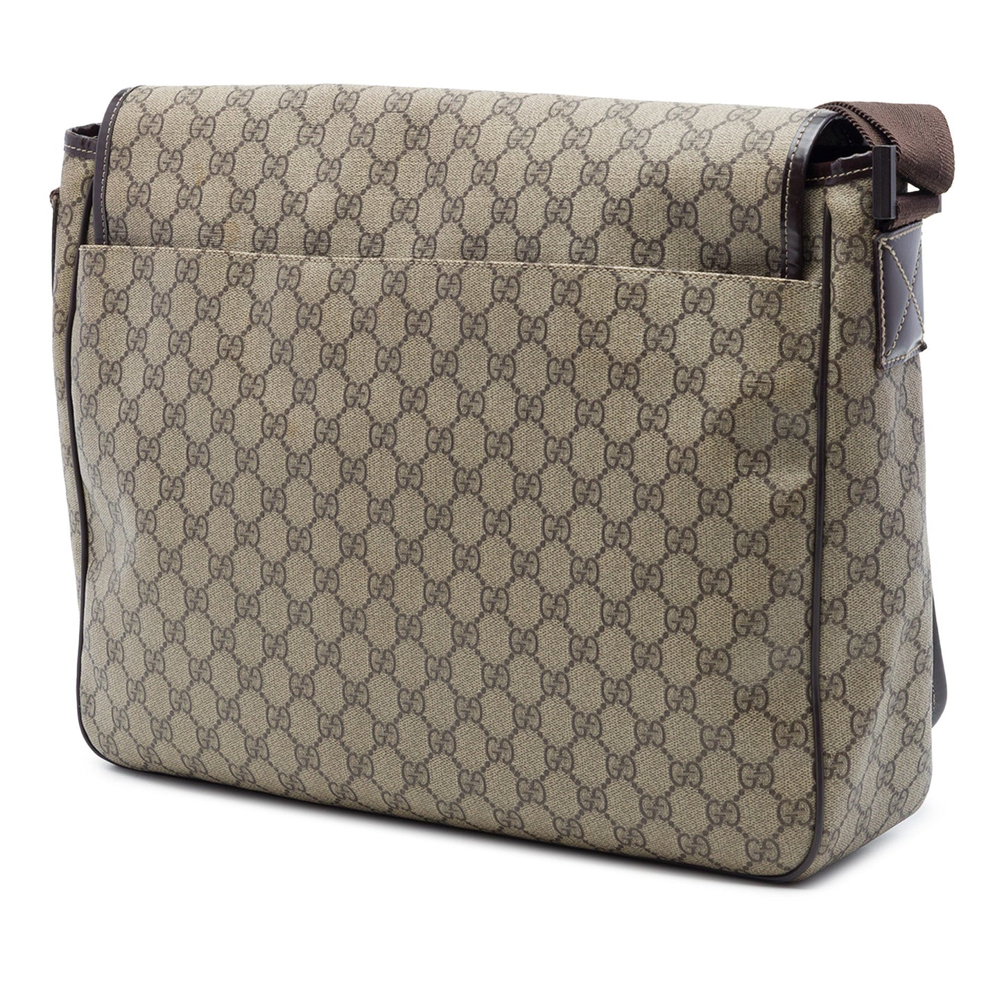 Gucci Large GG Supreme Interlocking G Messenger Bag