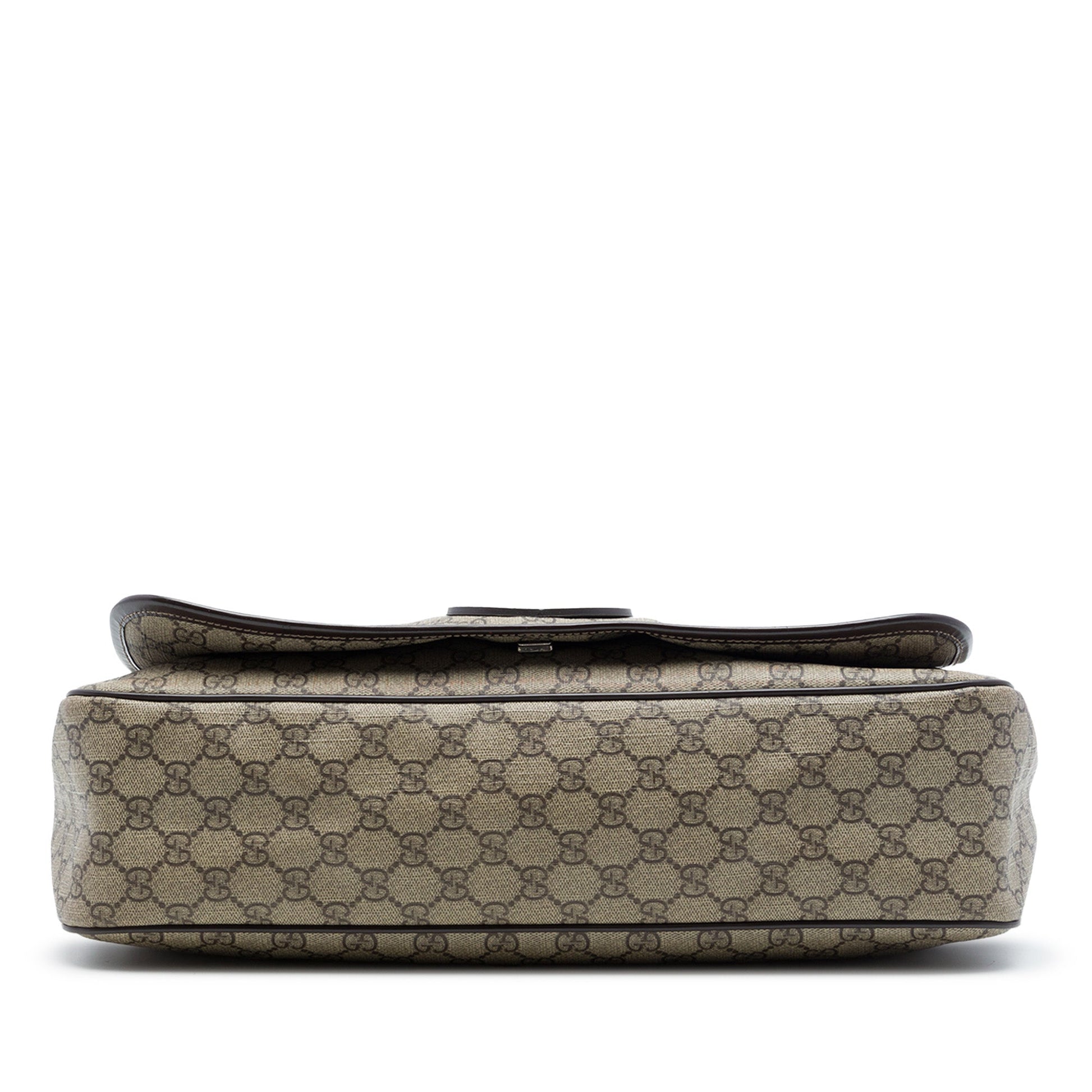 Gucci Large GG Supreme Interlocking G Messenger Bag
