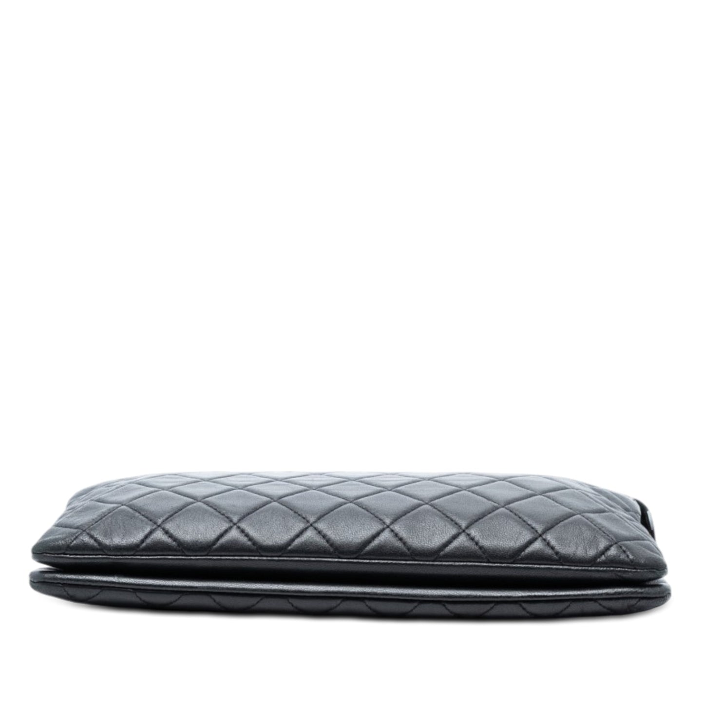Chanel Quilted Lambskin Boy Zip Clutch
