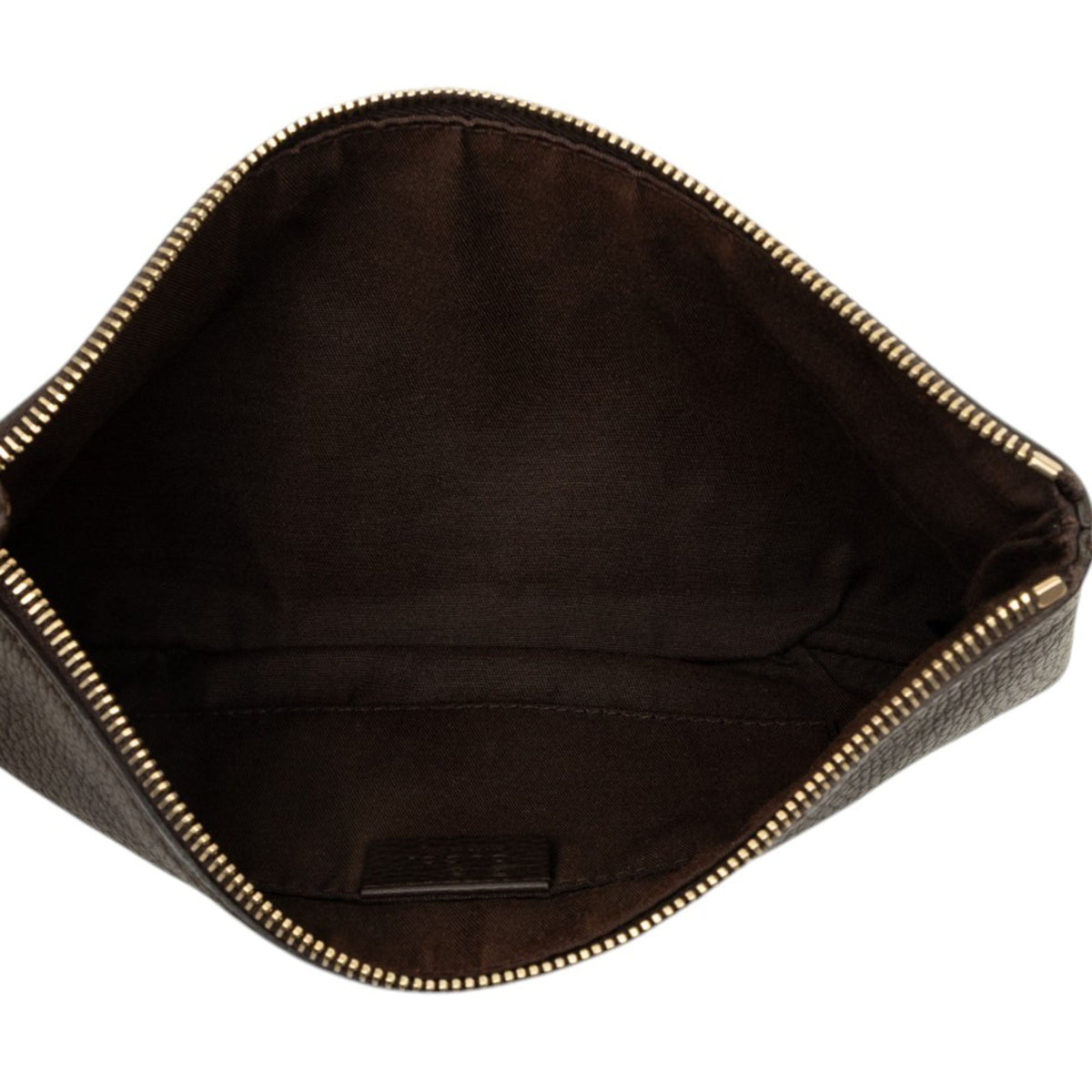 Gucci Calfskin Bamboo Clutch — Brown