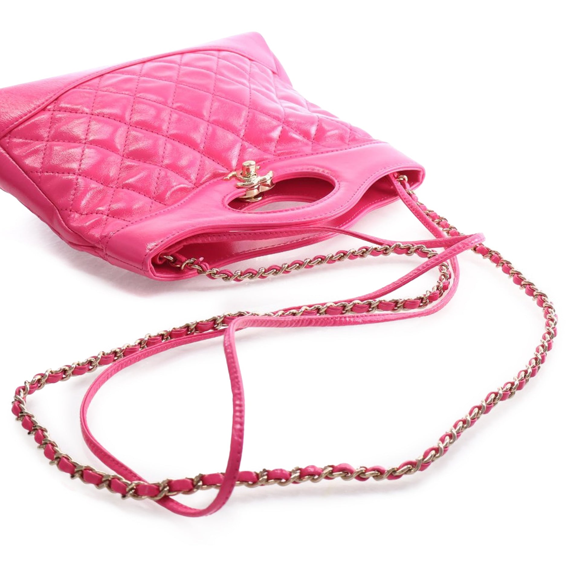 Chanel Large Quilted Glazed Calfskin 31 Shopping Bag