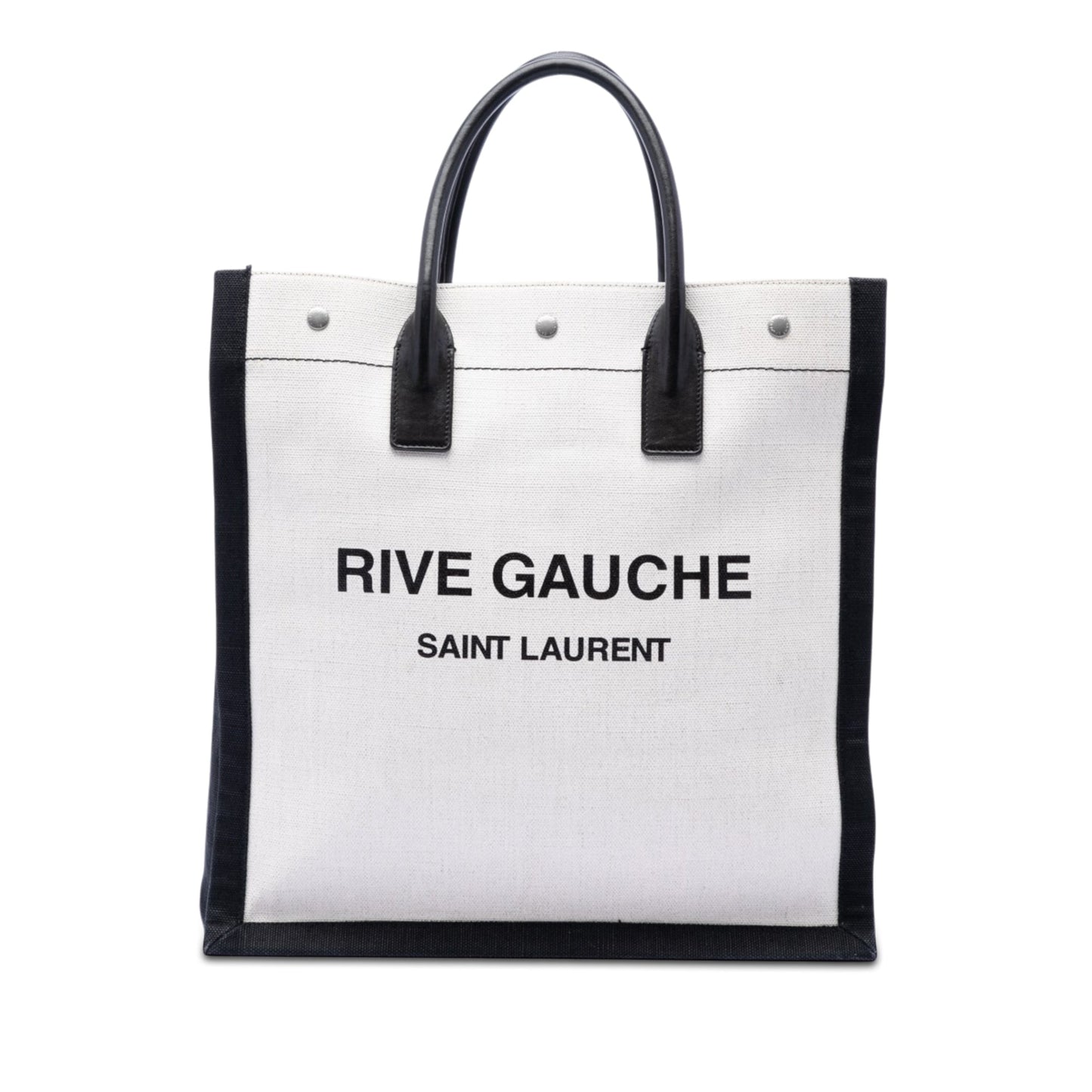Saint Laurent Linen Rive Gauche North South Tote
