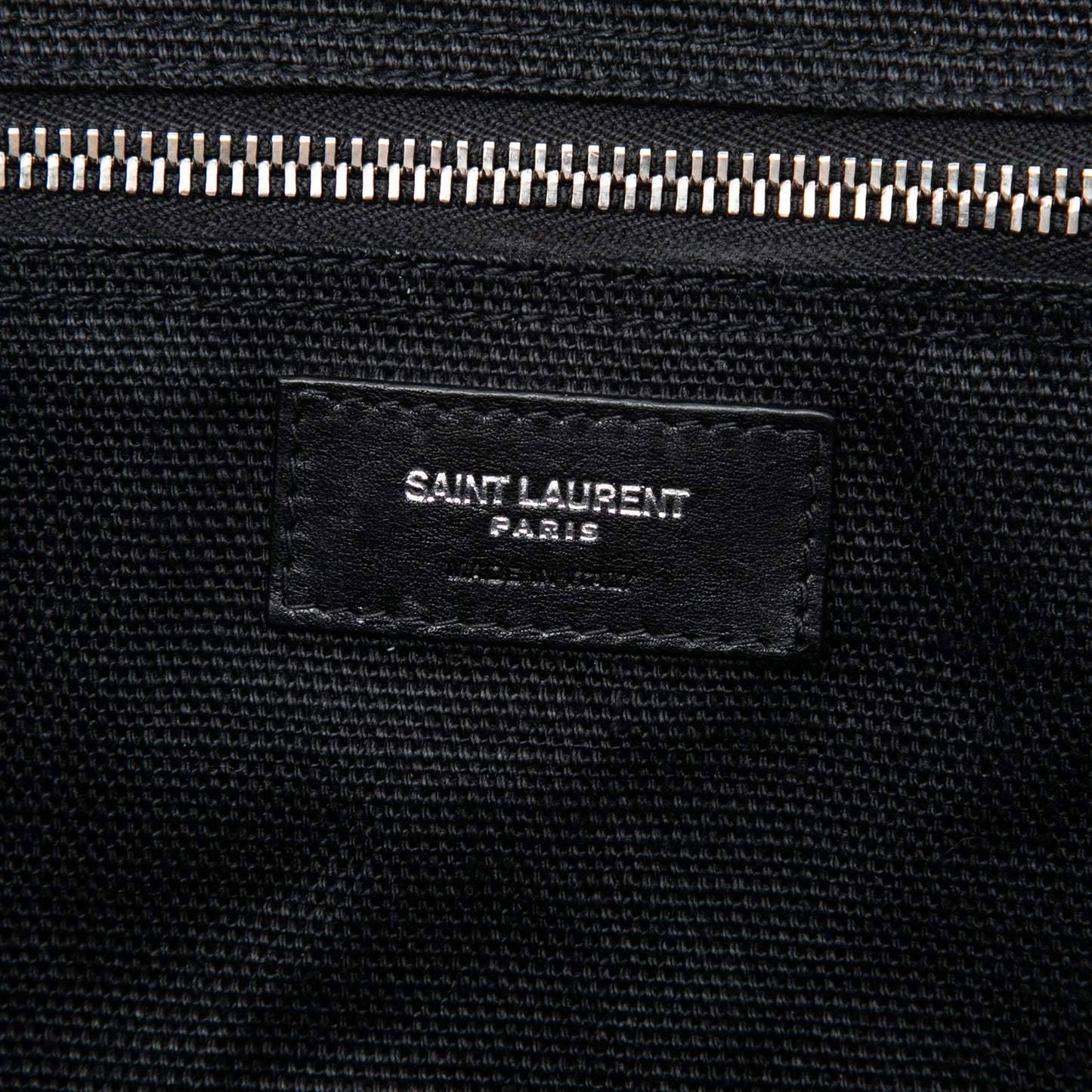 Saint Laurent Linen Rive Gauche North South Tote