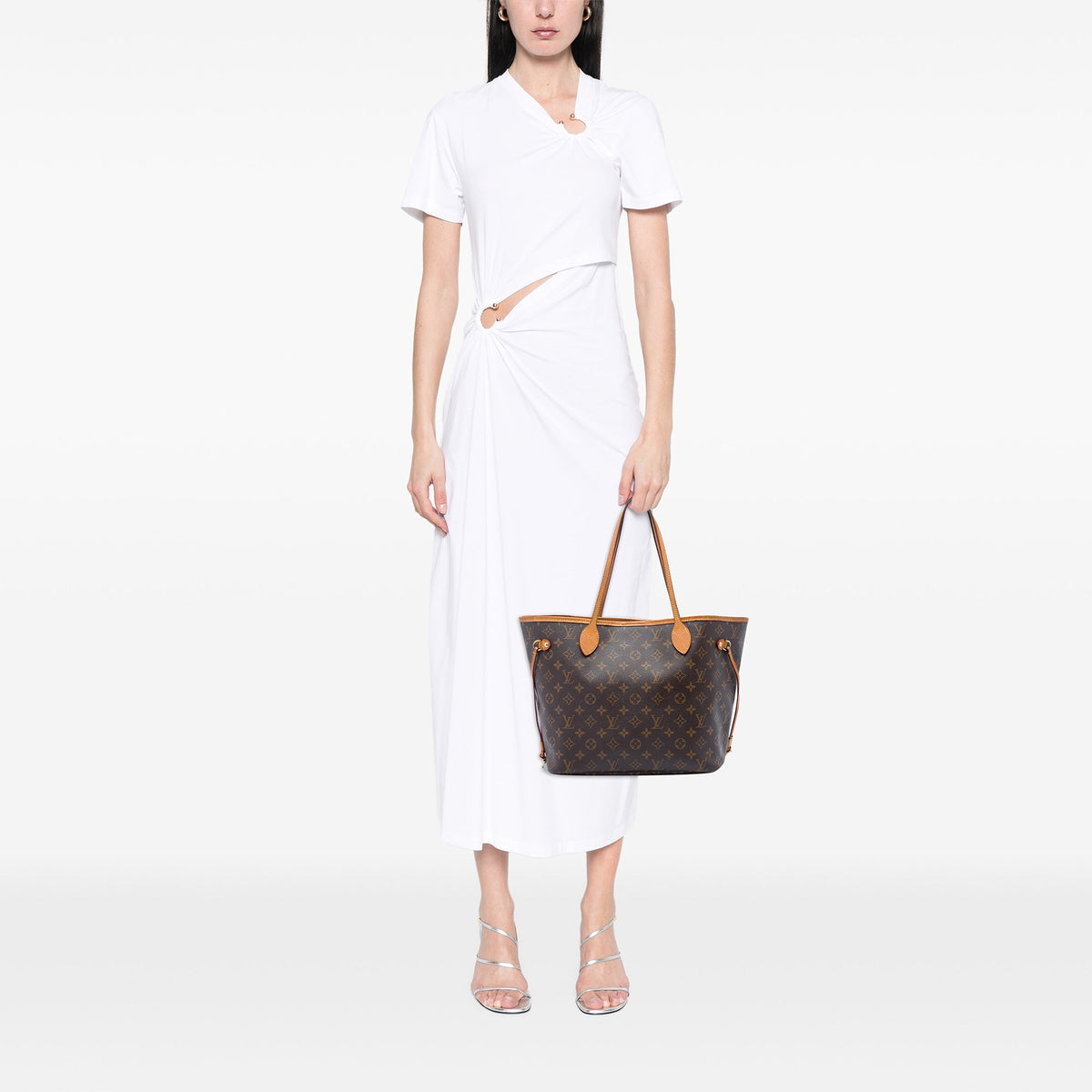 Louis Vuitton Monogram Neverfull Inside Out MM — Brown