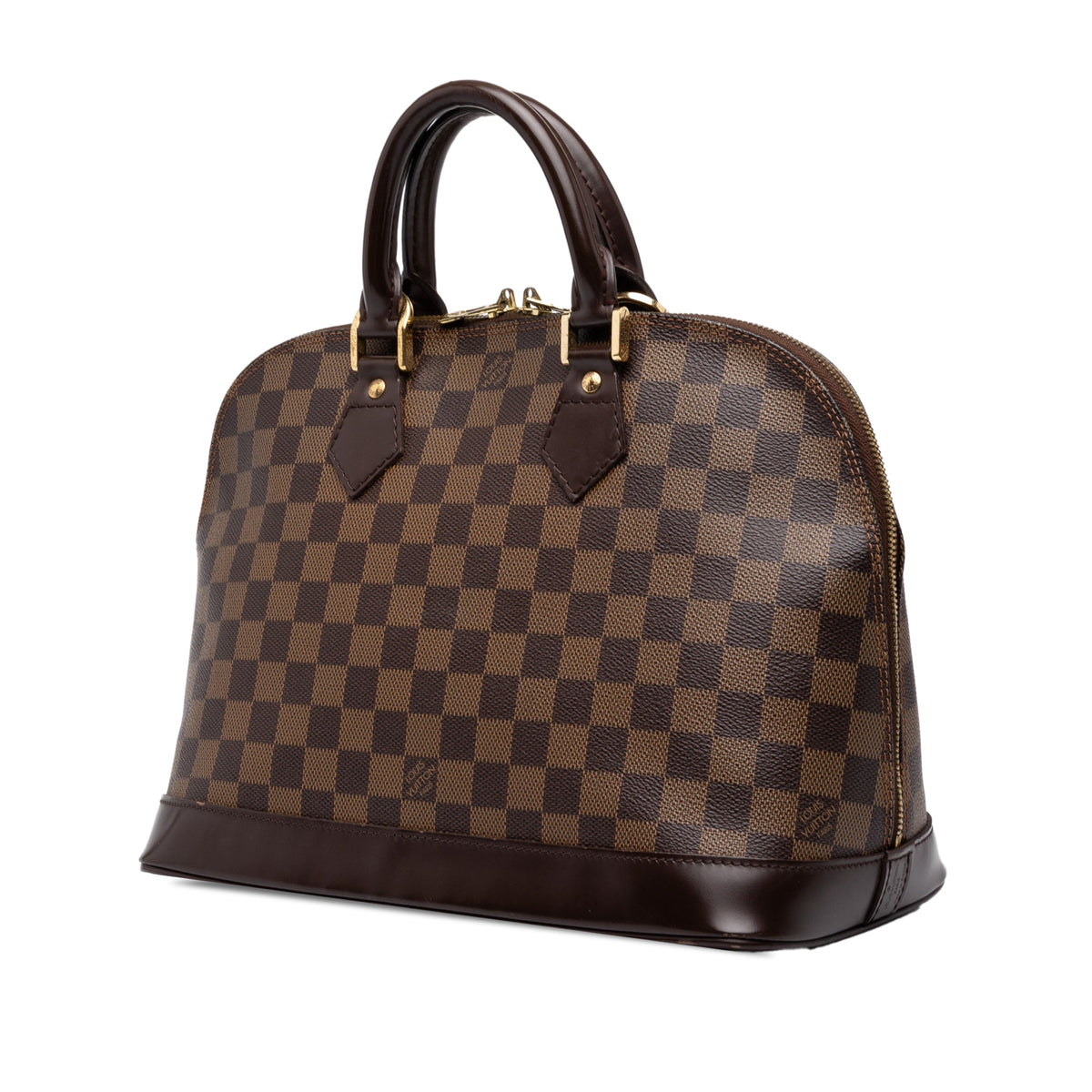 Louis Vuitton Damier Ebene Alma PM — Brown