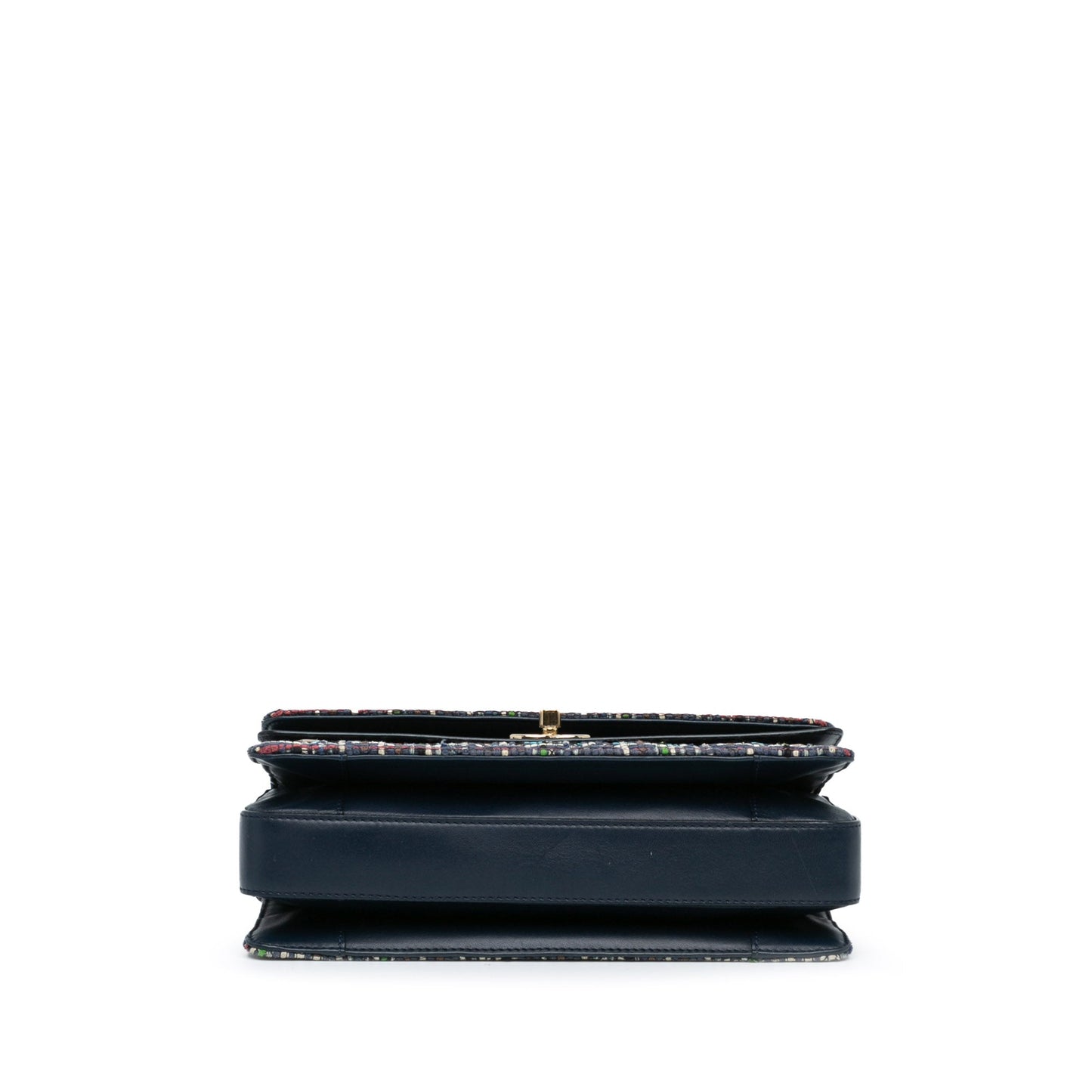 Chanel Medium CC Quilted Mixed Fibers and Lambskin Double Flap