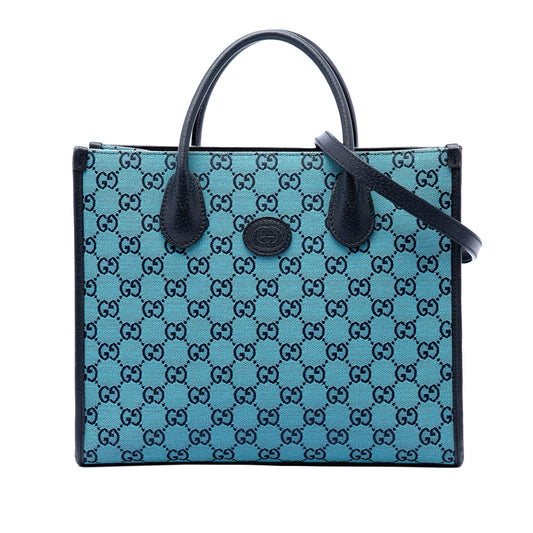Gucci Small GG Canvas Interlocking G Tote