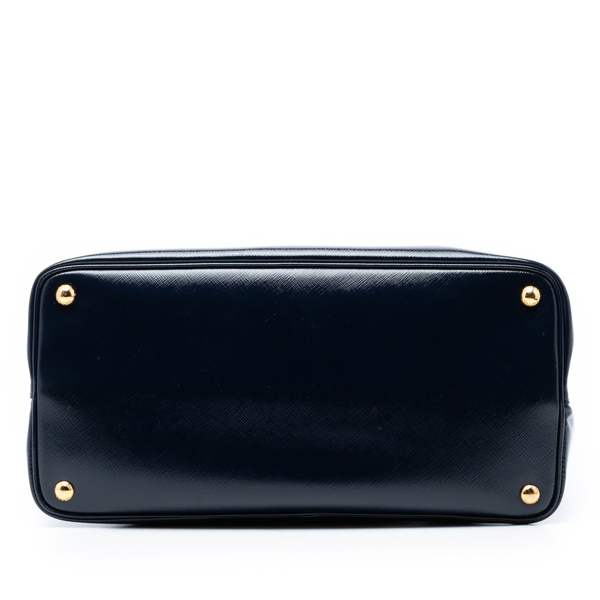Medium Saffiano Vernice Double Satchel