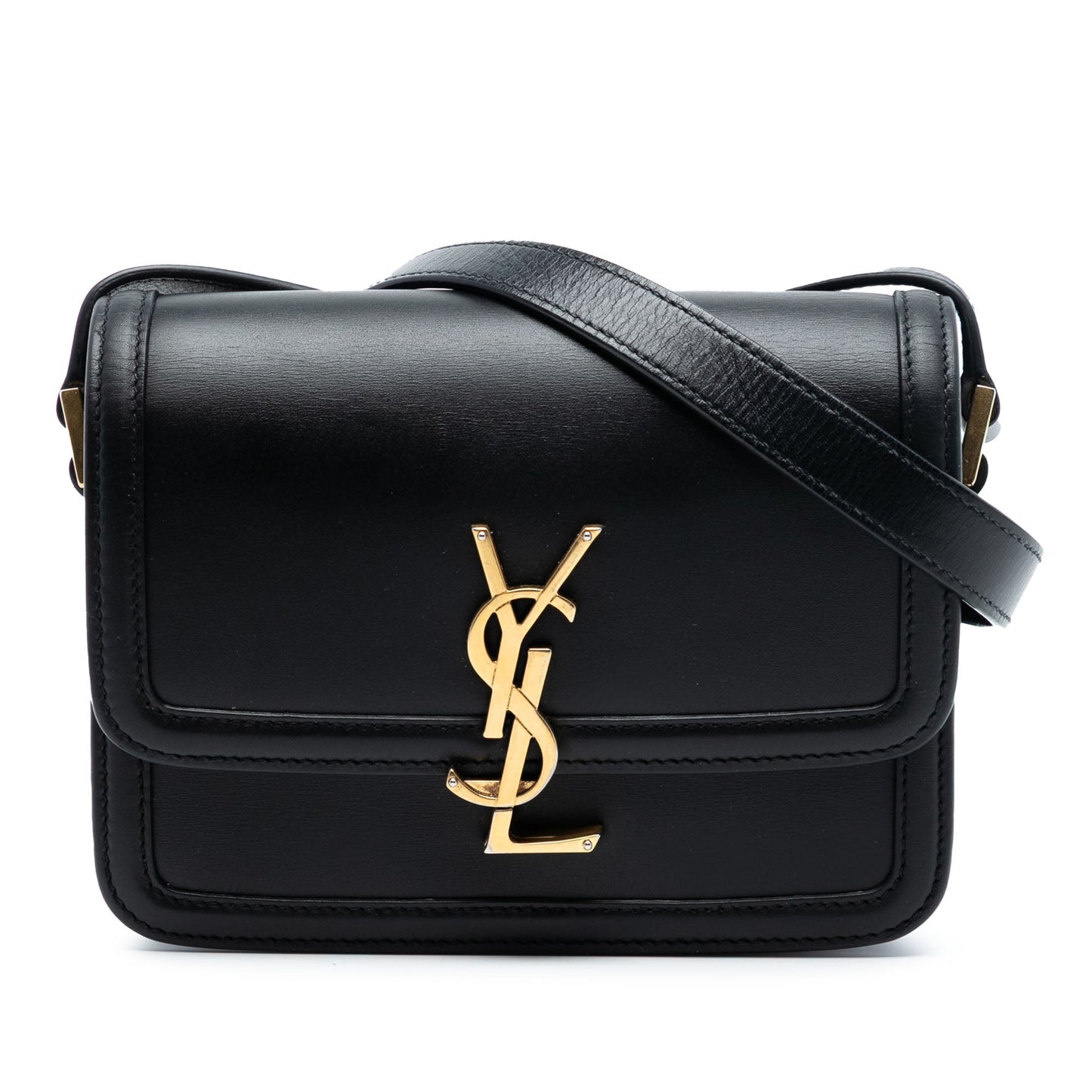 Saint Laurent Small Calfskin Solferino Satchel In Box