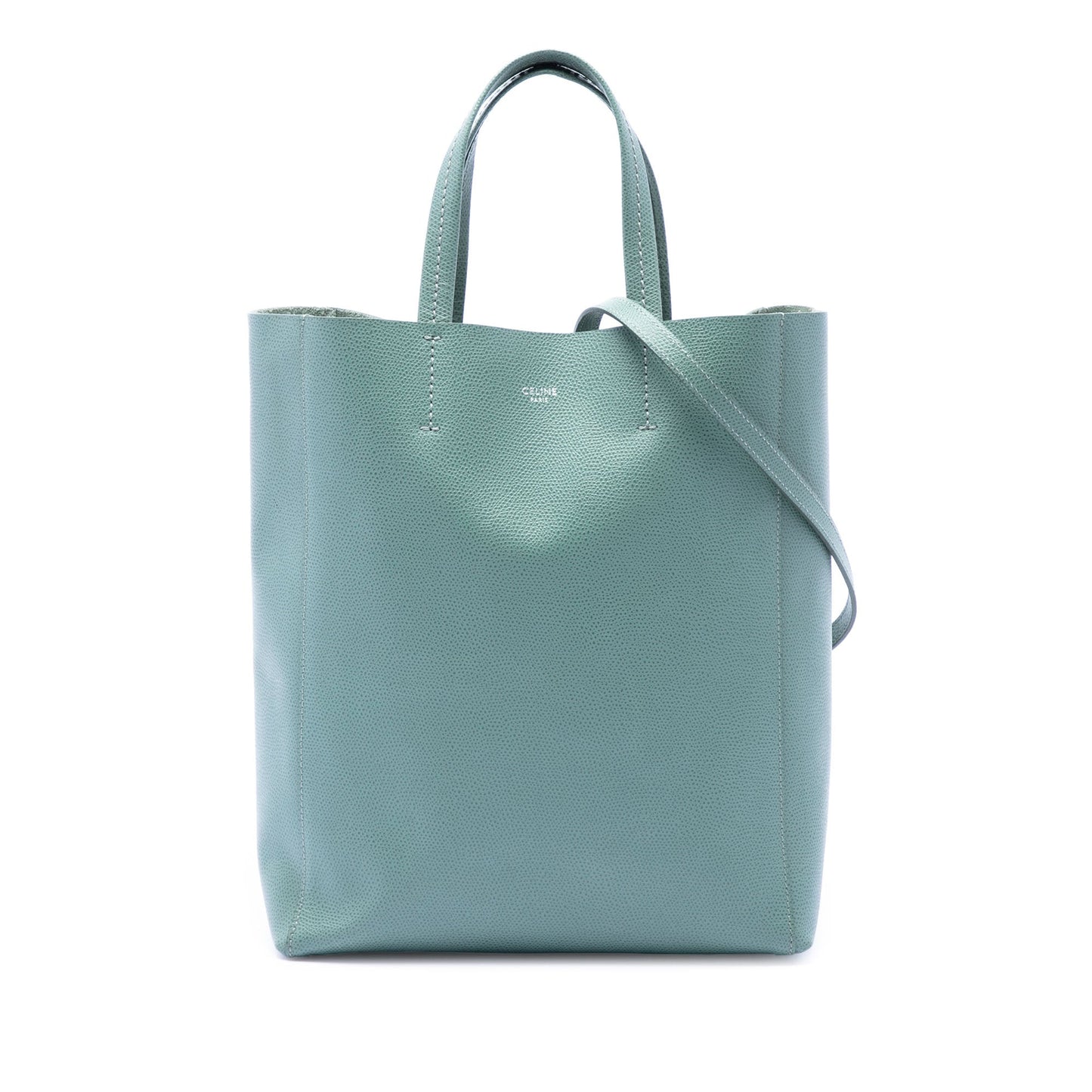 Celine Small Grained Calfskin Vertical Cabas Tote