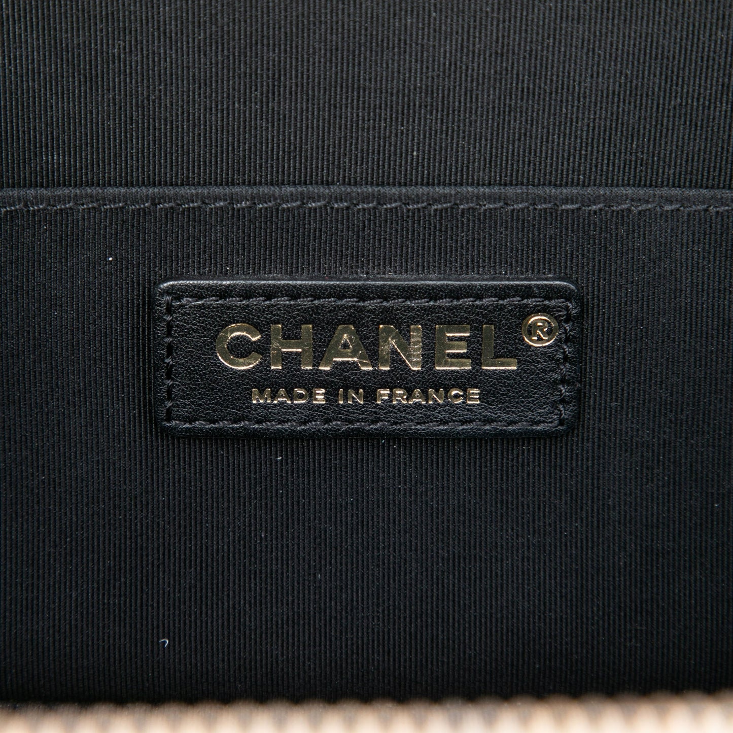 Chanel Small CC Quilted Crumpled Calfskin Vanity Case