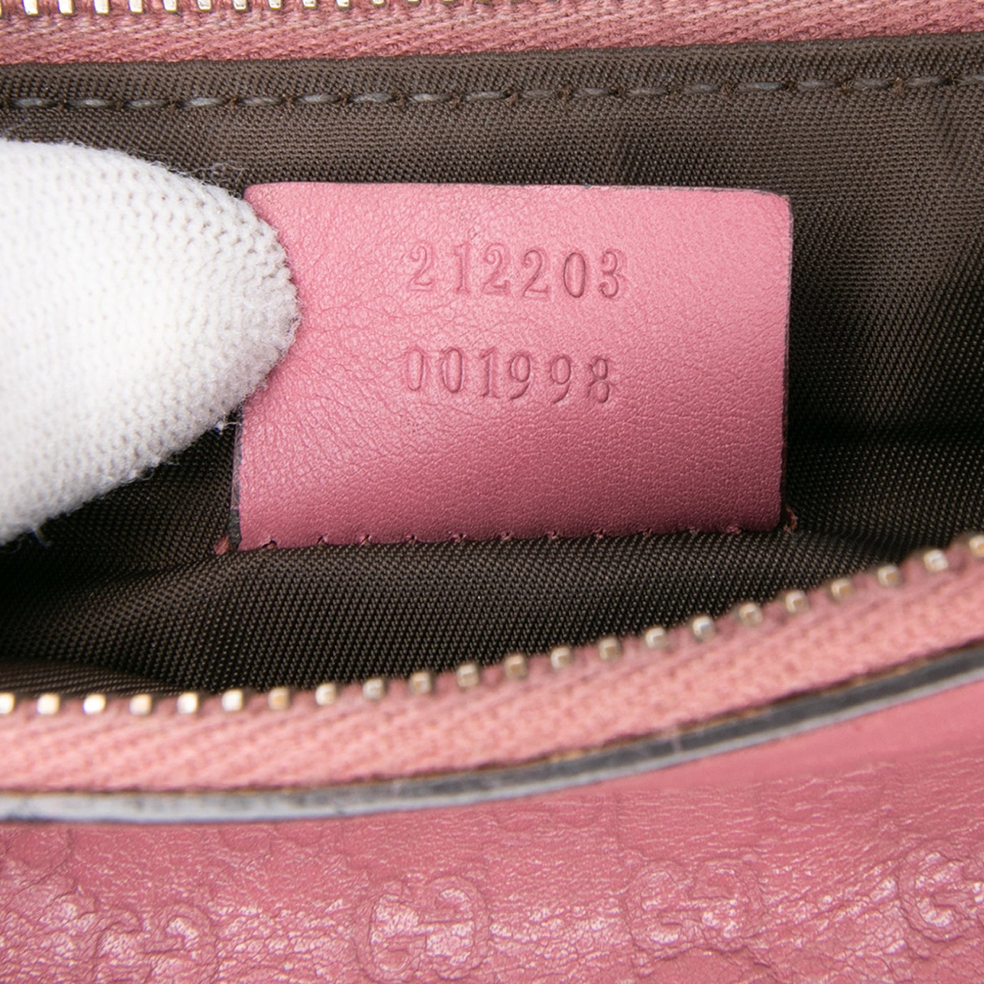 Gucci Microguccissima New Britt Wristlet Clutch