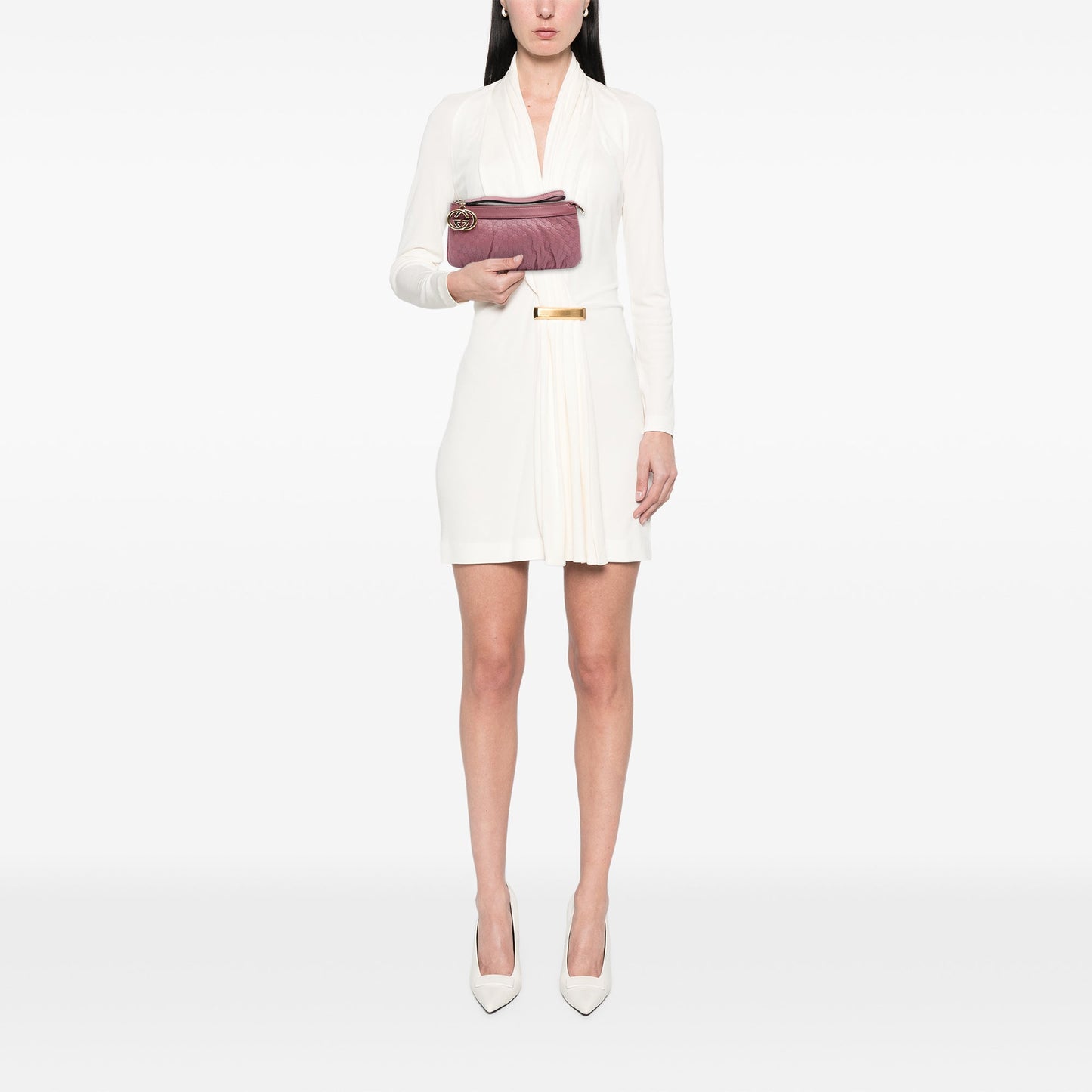 Gucci Microguccissima New Britt Wristlet Clutch