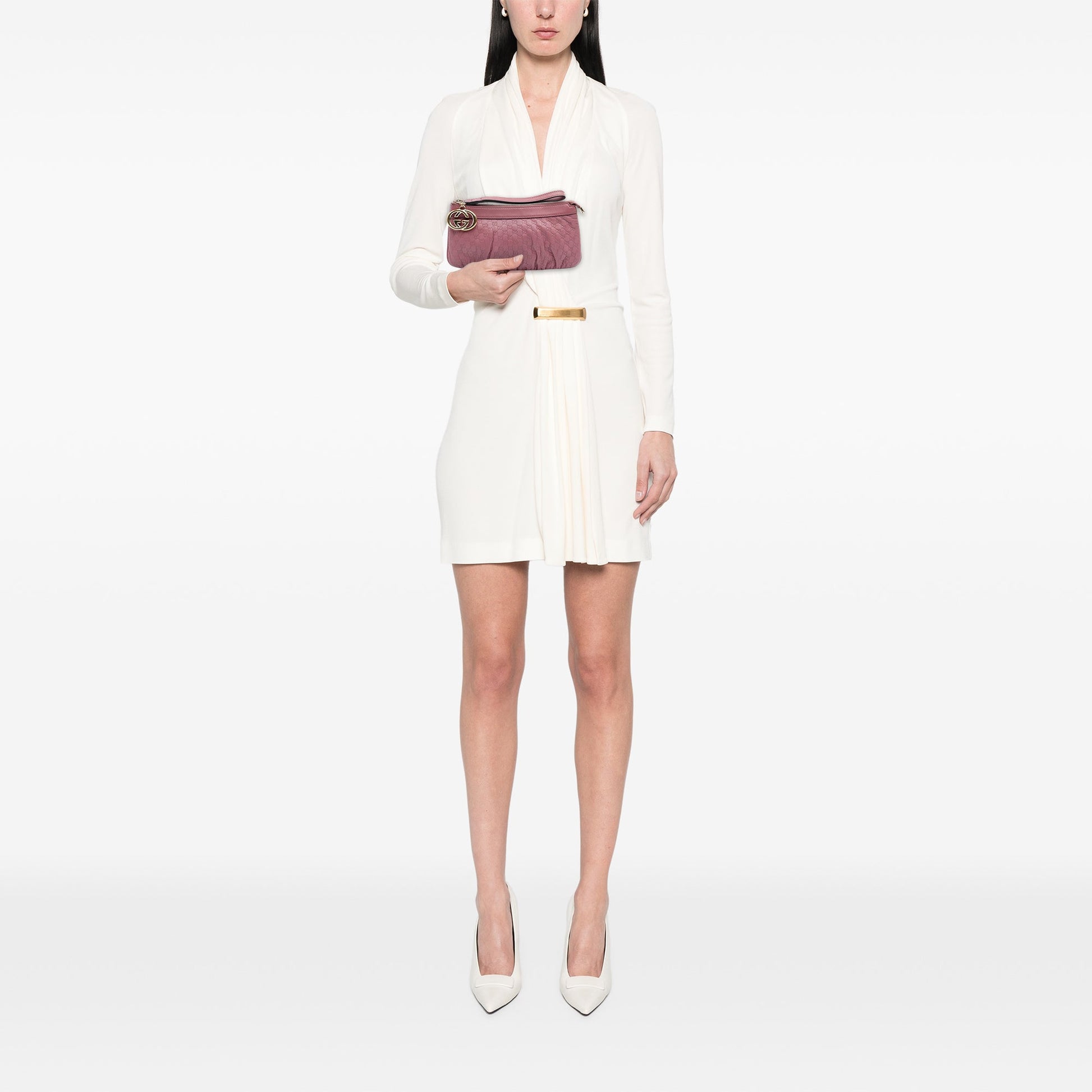 Gucci Microguccissima New Britt Wristlet Clutch
