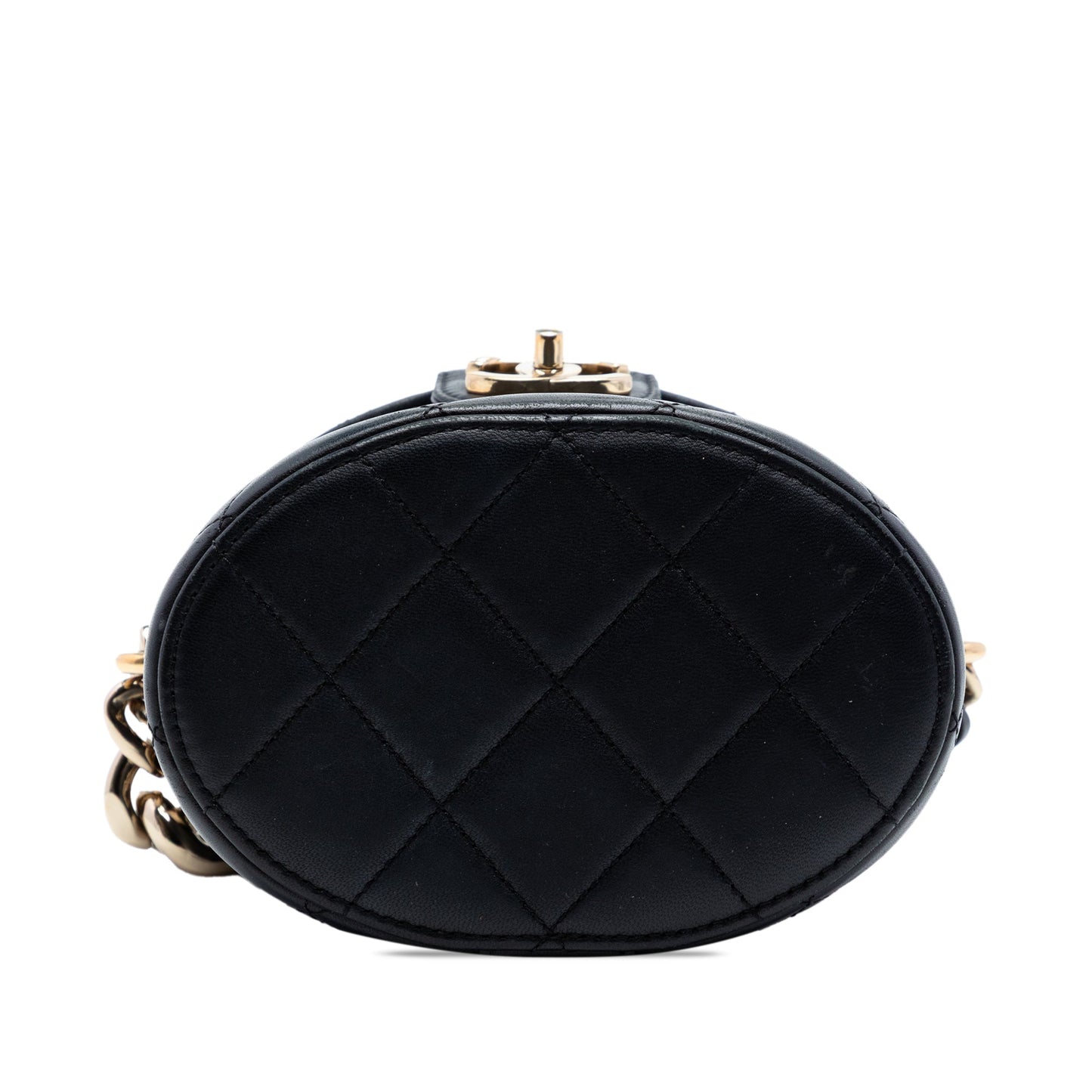 Chanel CC Lambskin Elegant Chain Vanity Case