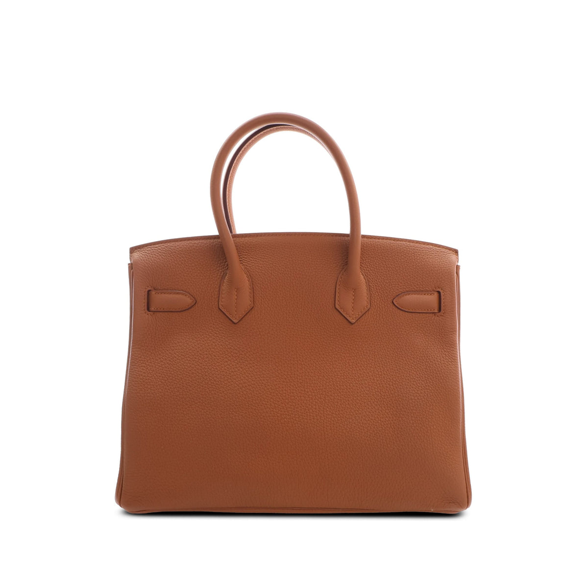 Hermès Togo and Swift Officier Verso Birkin Retourne 30 — Brown
