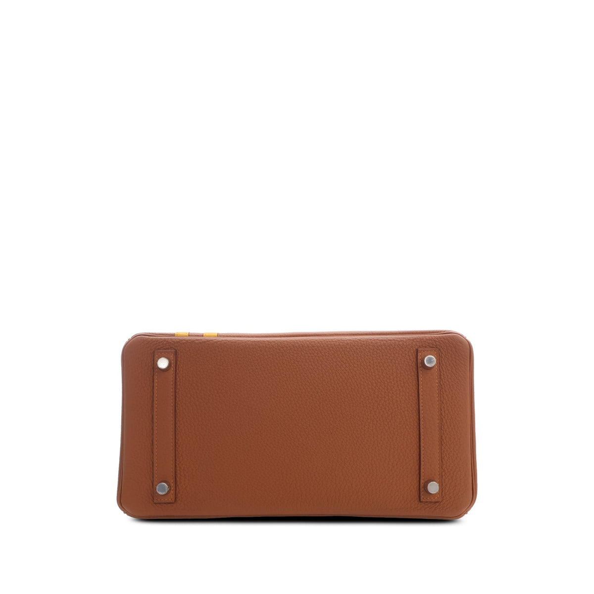 Hermès Togo and Swift Officier Verso Birkin Retourne 30 — Brown
