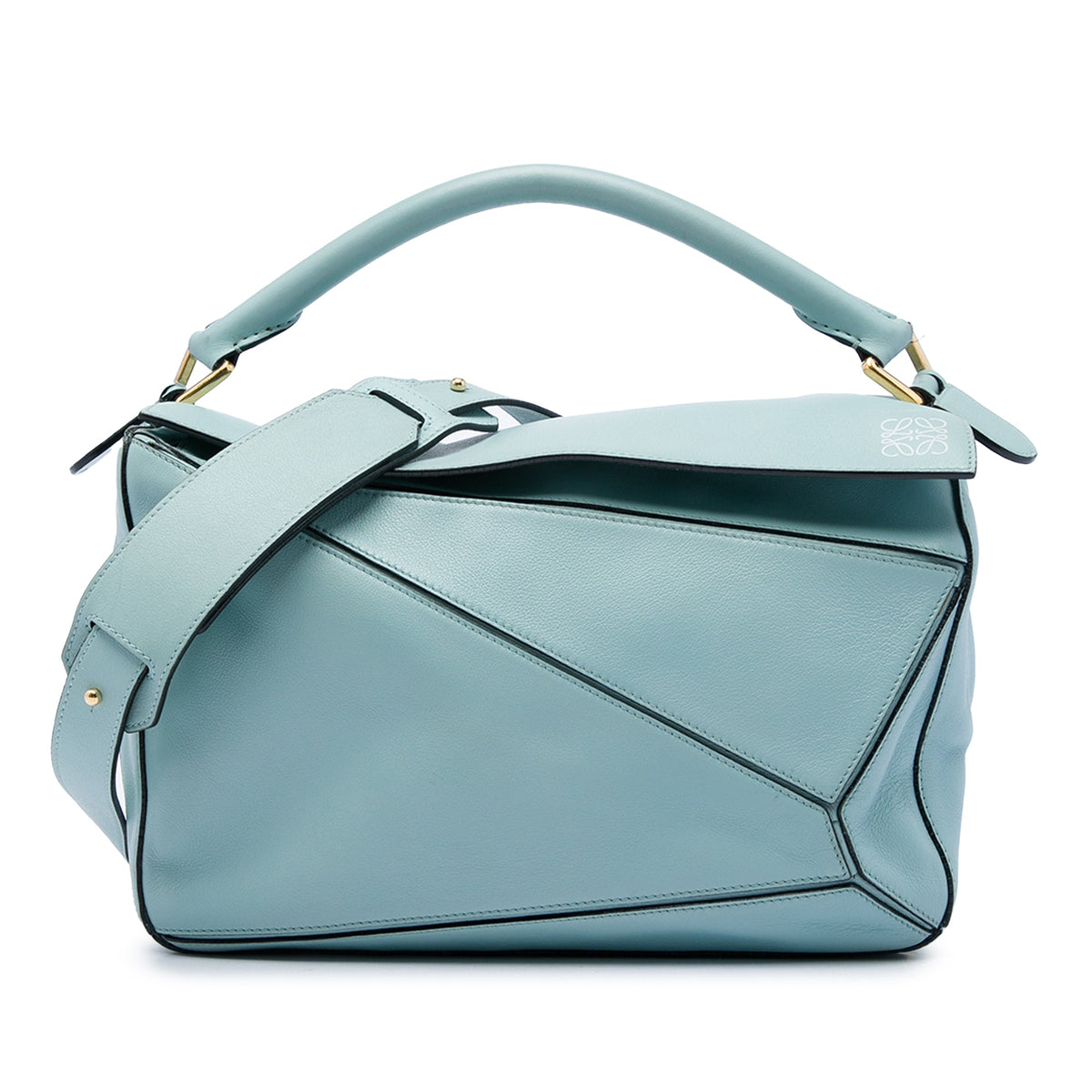 LOEWE Medium Calfskin Puzzle Satchel