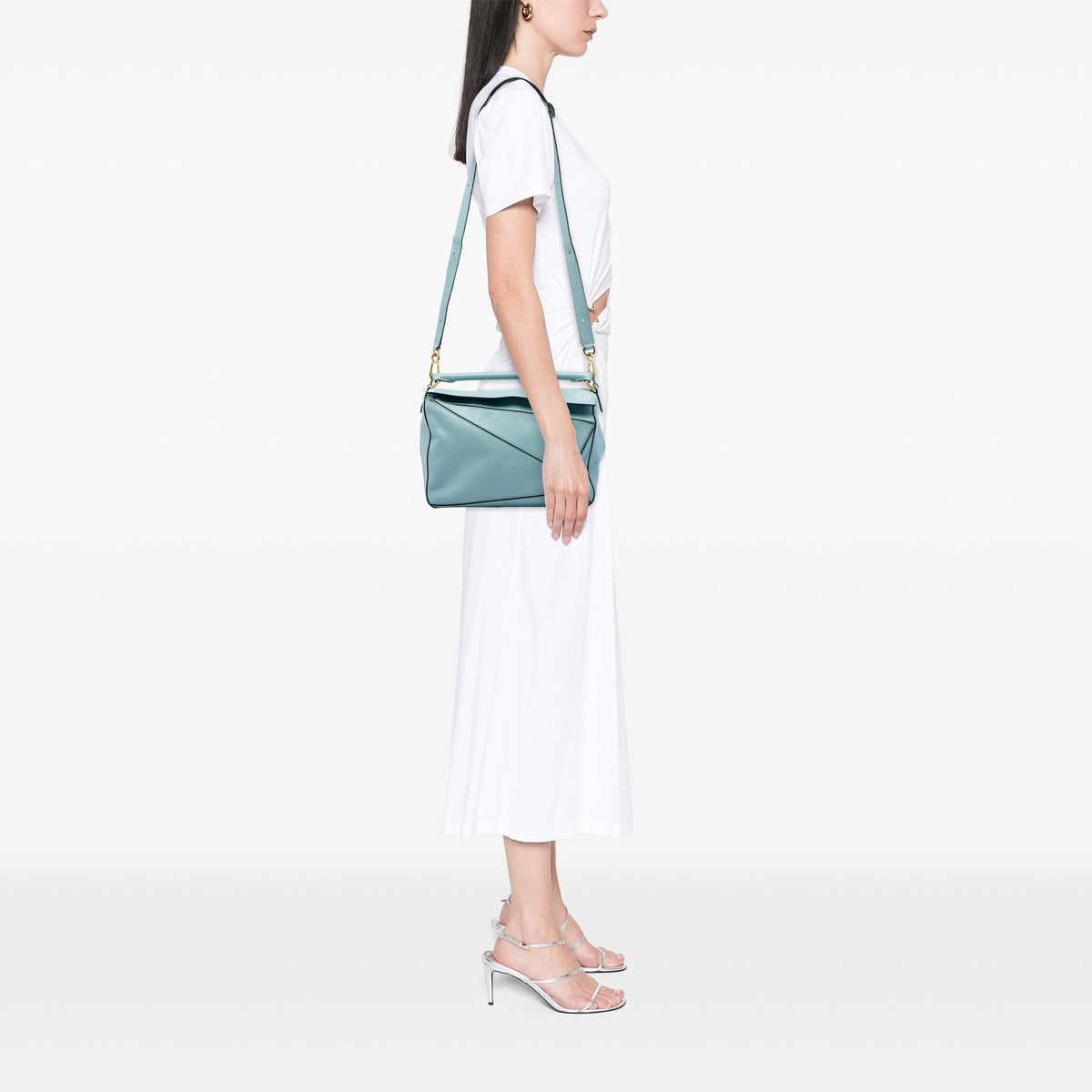 LOEWE Medium Calfskin Puzzle Satchel