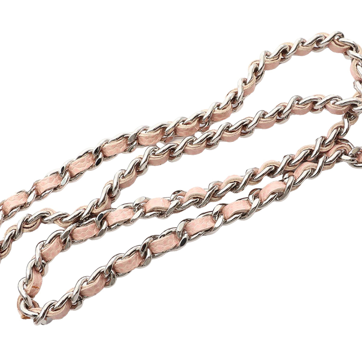 Chanel CC Caviar Wallet On Chain — Pink