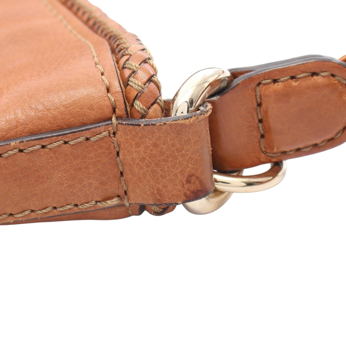 Gucci Leather Marrakech Shoulder Bag — Brown