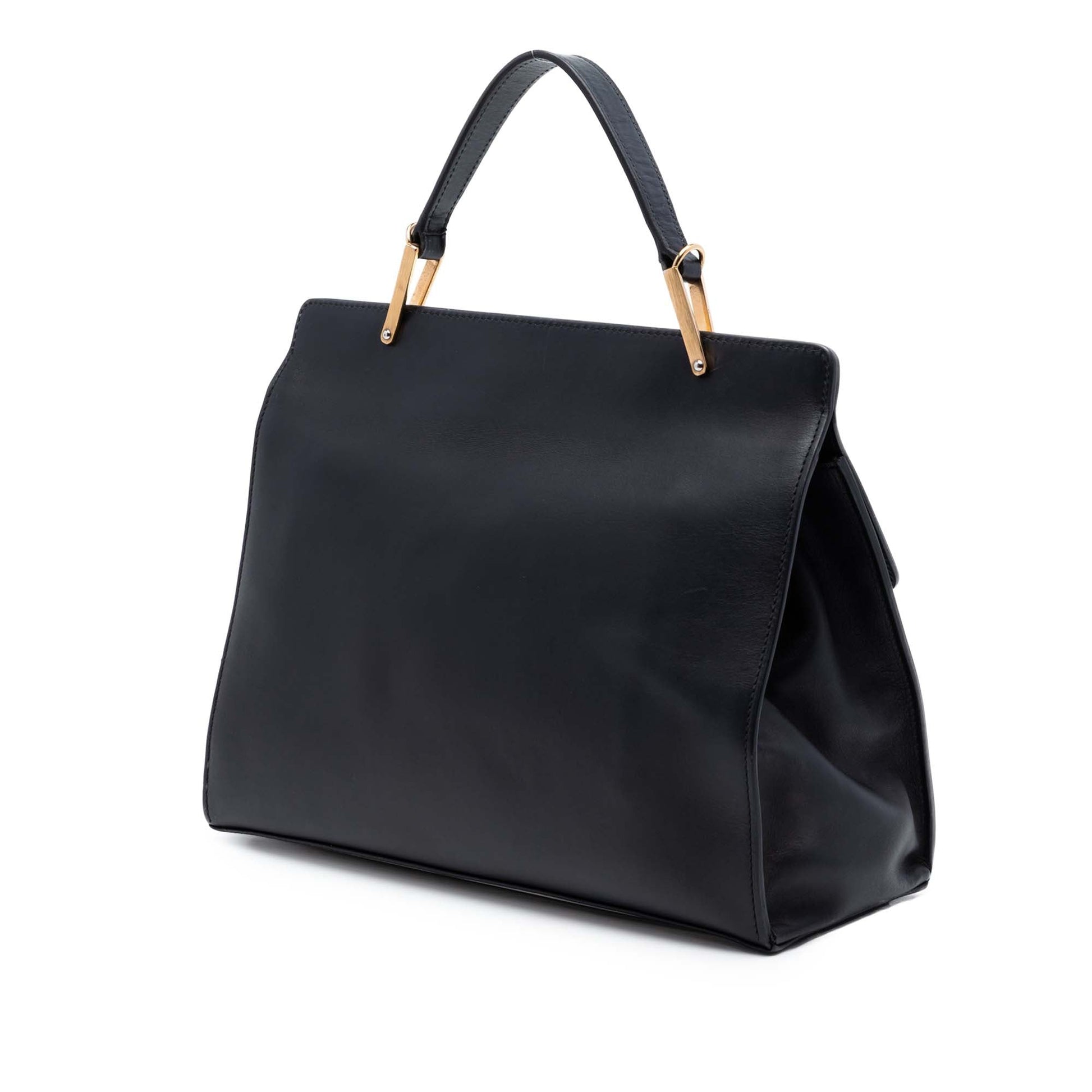 Balenciaga Leather Le Dix Cartable Top Handle Bag
