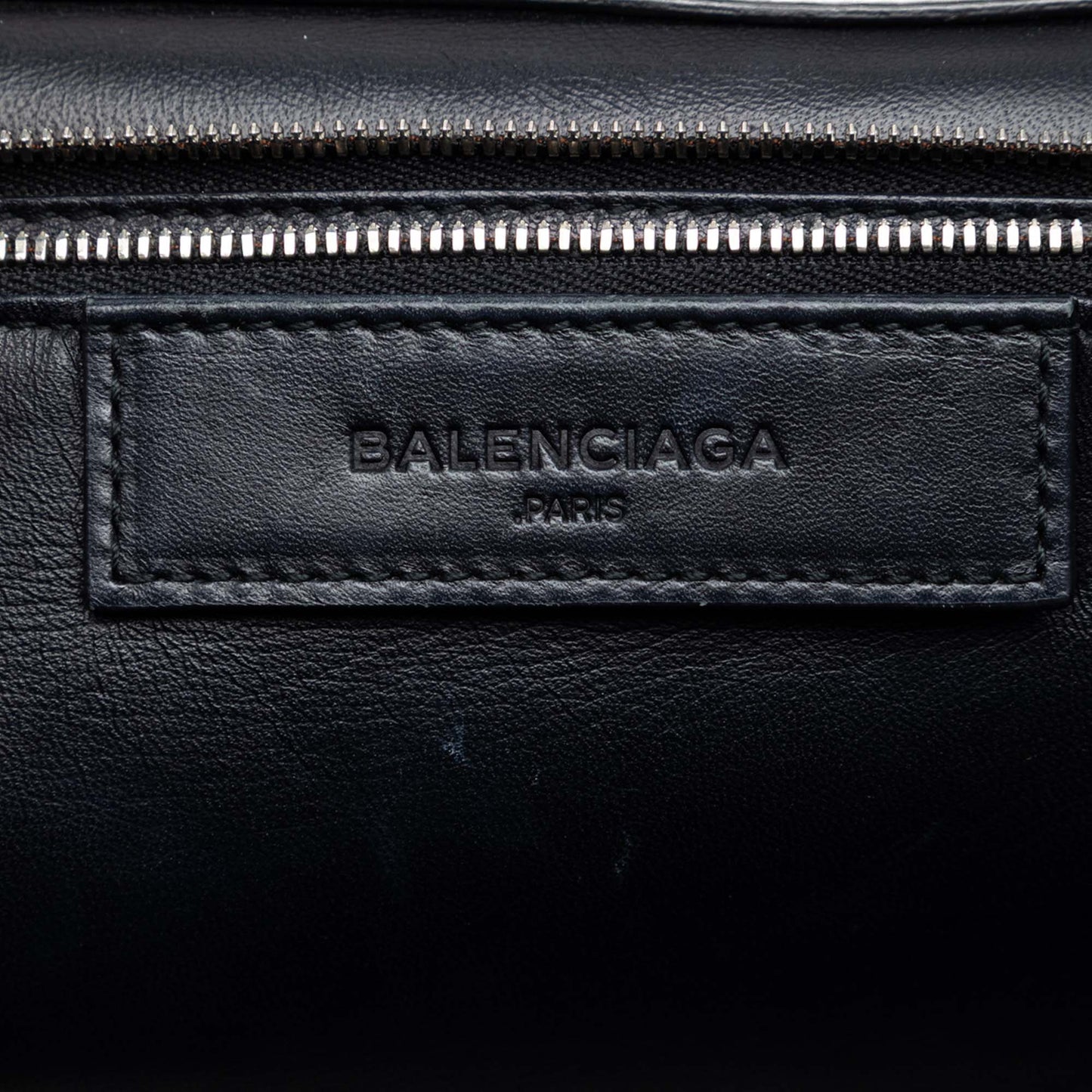 Balenciaga Leather Le Dix Cartable Top Handle Bag