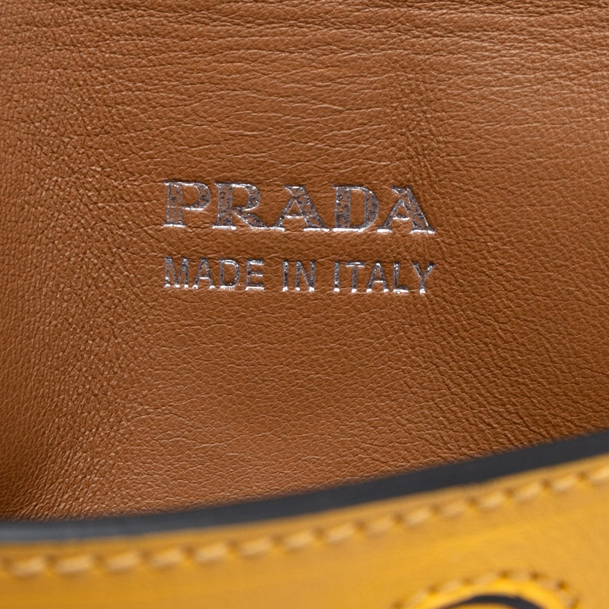 Prada City Calf Leather Buckle Tote