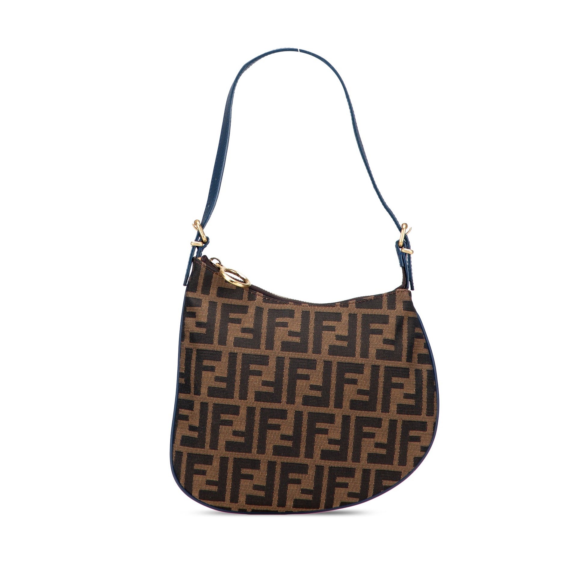 Fendi Zucca Canvas Oyster Hobo