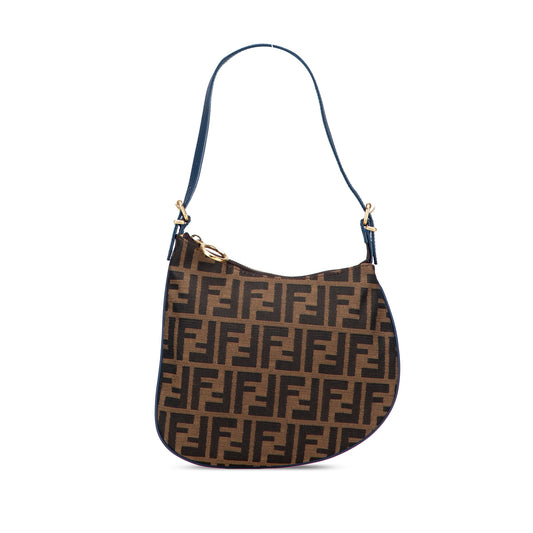 Fendi Zucca Canvas Oyster Hobo
