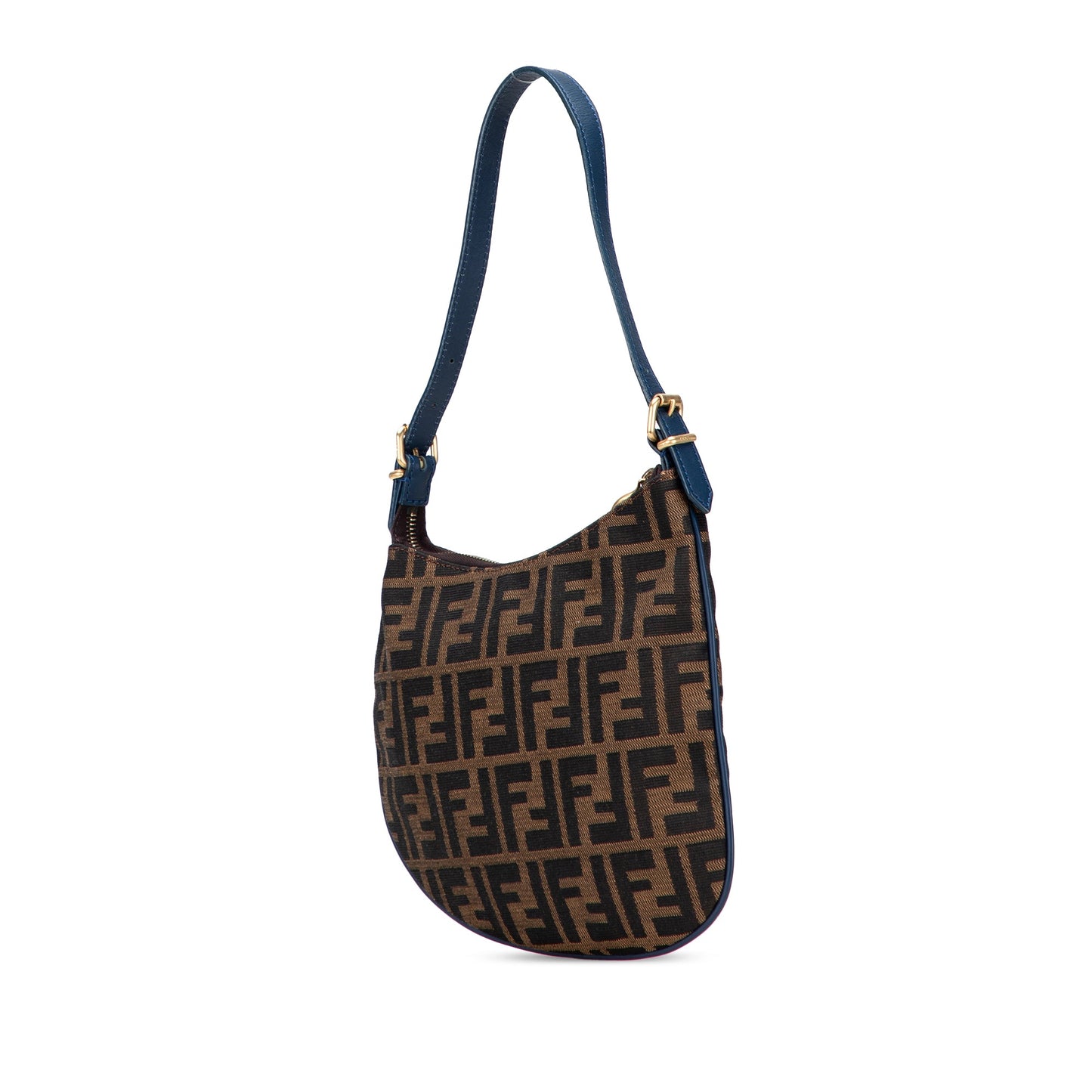 Fendi Zucca Canvas Oyster Hobo