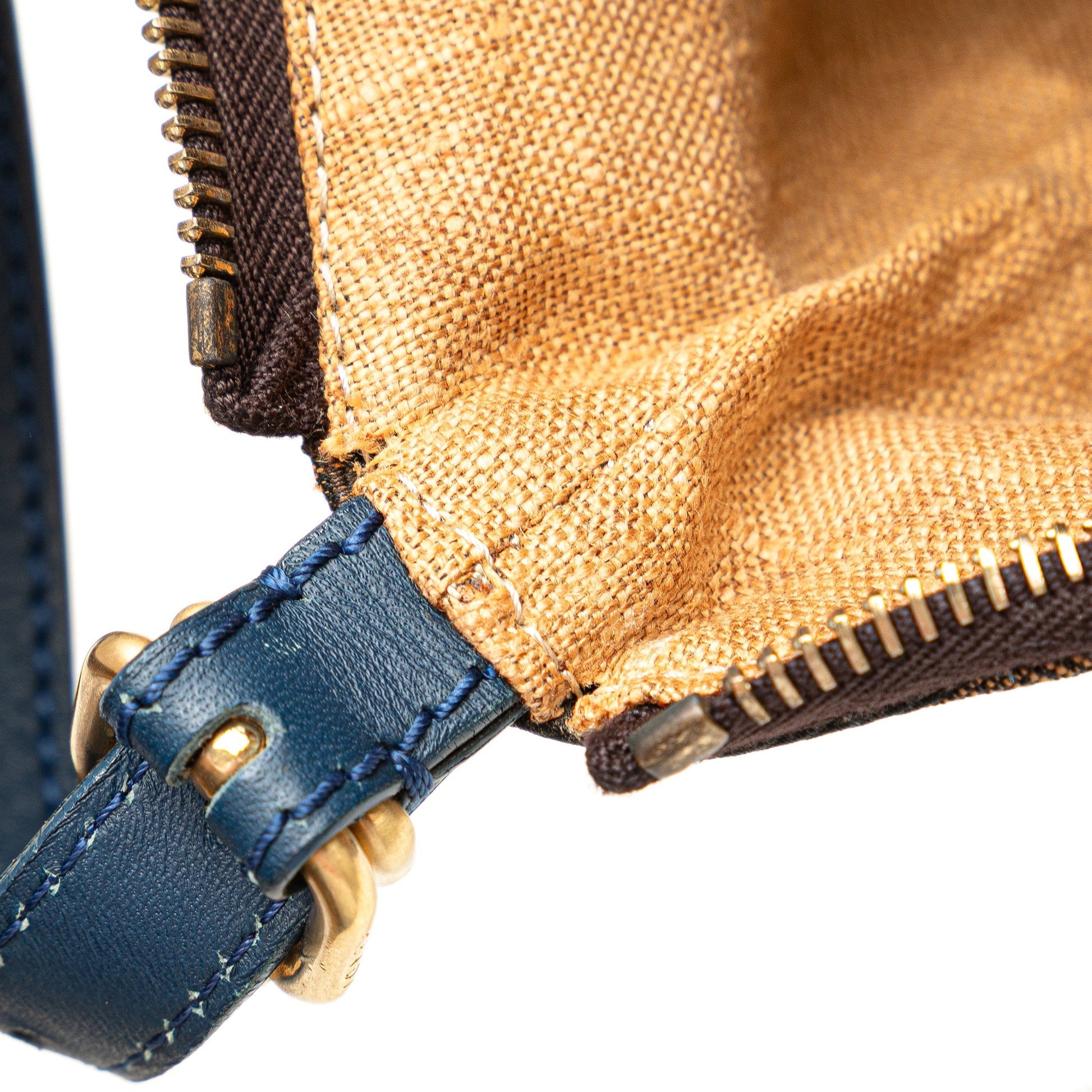 Fendi Zucca Canvas Oyster Hobo
