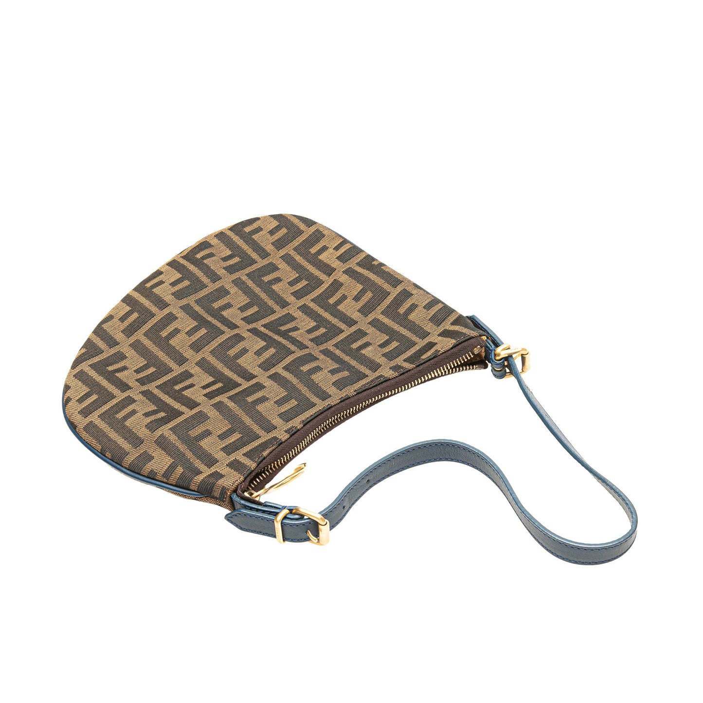Fendi Zucca Canvas Oyster Hobo