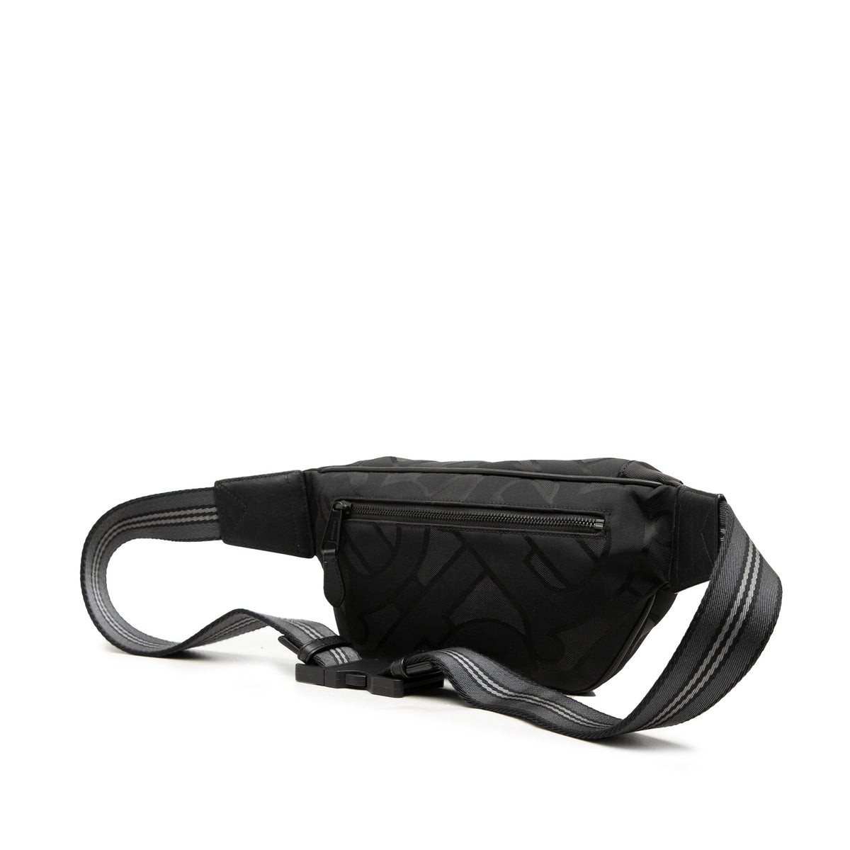Burberry TB Monogram Nylon Sonny Belt Bag — Black