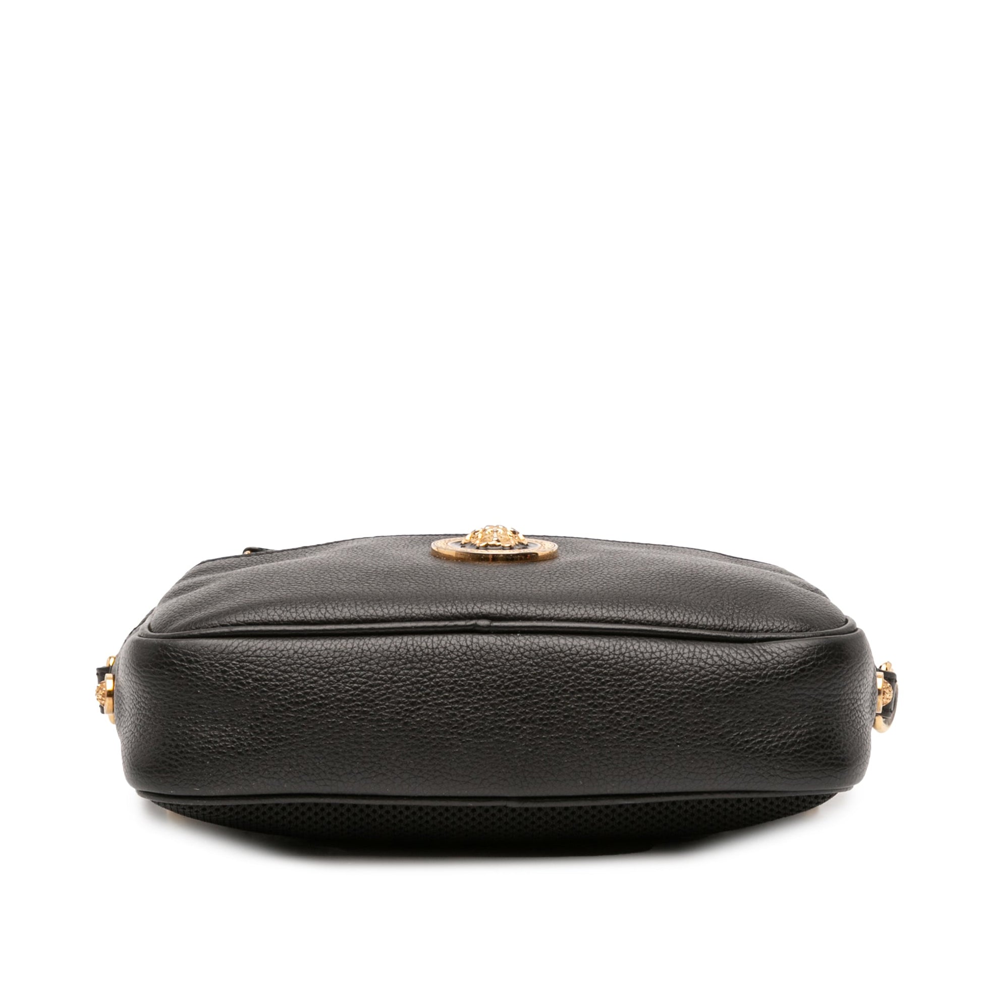 Versace Grained Calfskin La Medusa Convertible Camera Bag