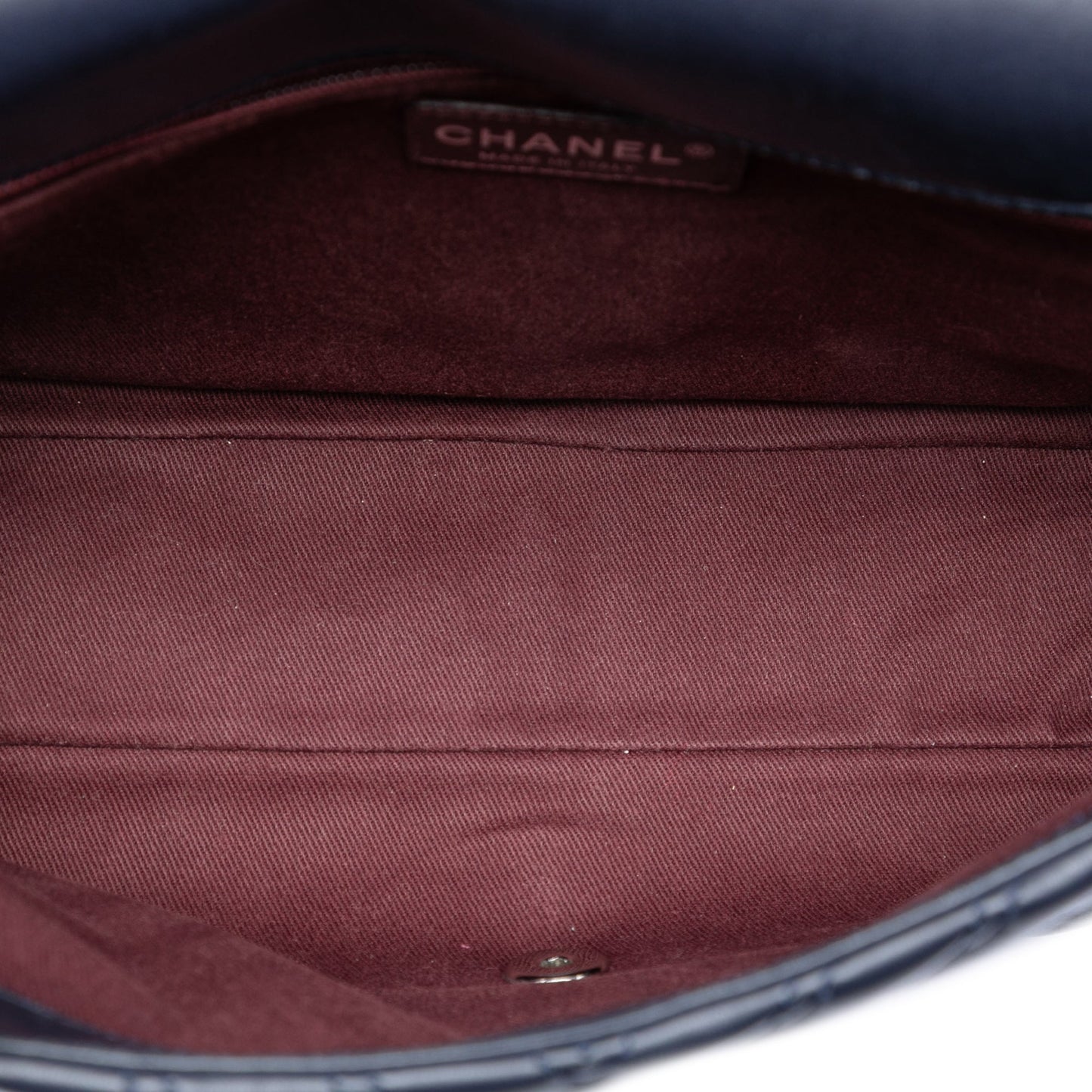 Chanel Jumbo Classic Chevron Lambskin Double Stitch Single Flap