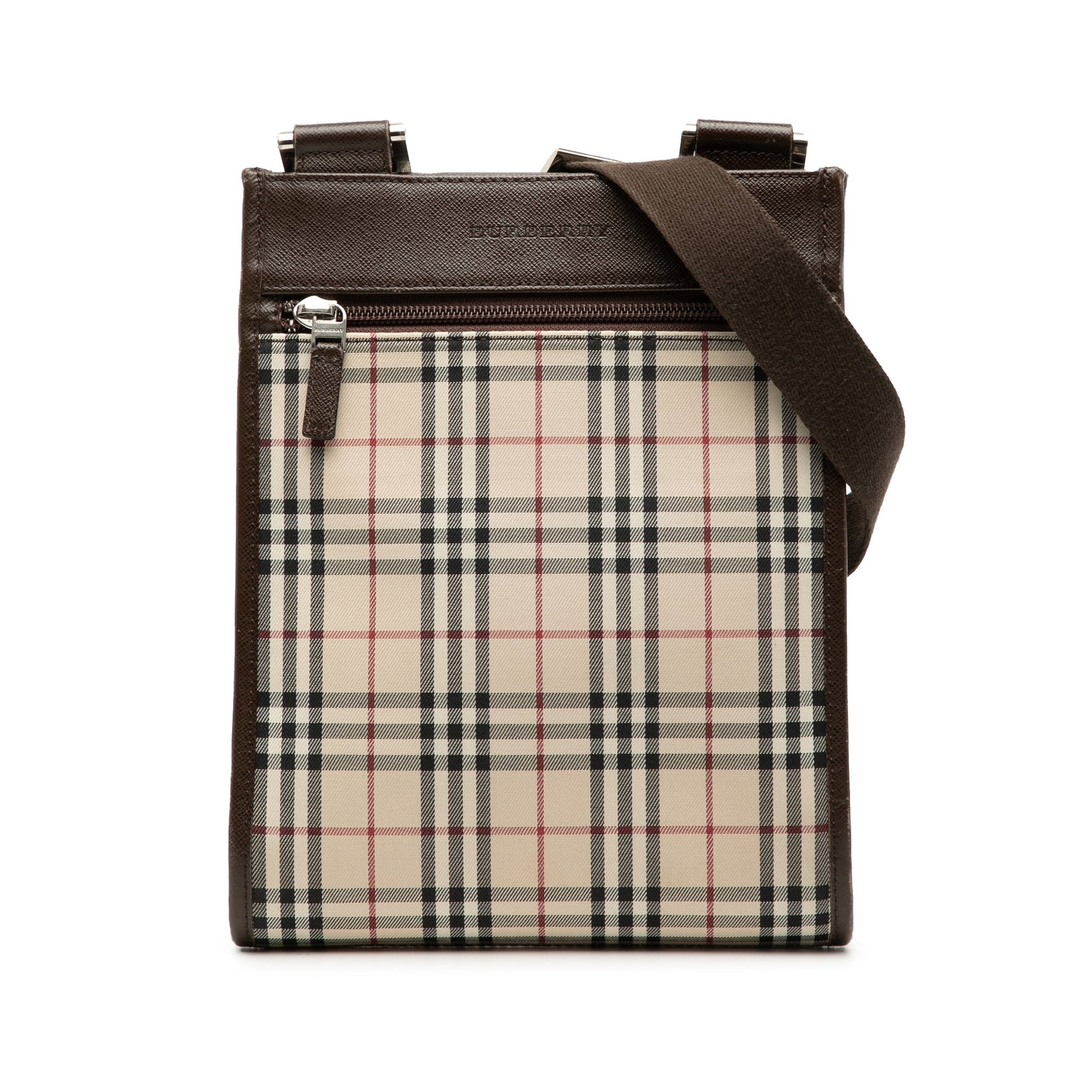 Burberry House Check Canvas Crossbody