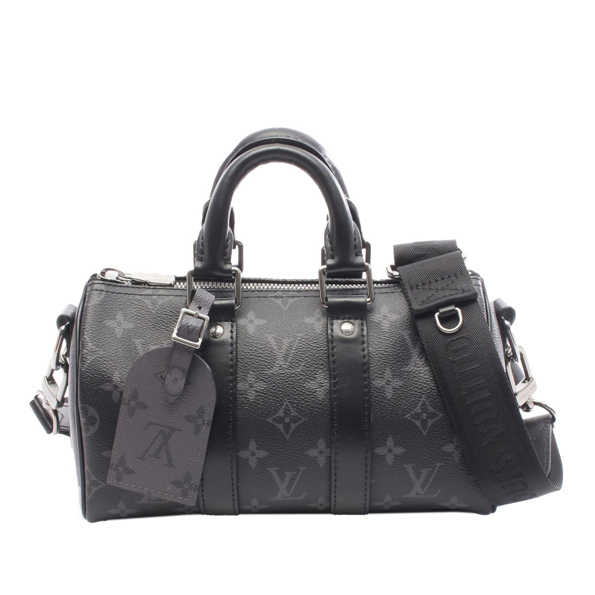 Louis Vuitton Monogram Eclipse Reverse Keepall Bandouliere 25