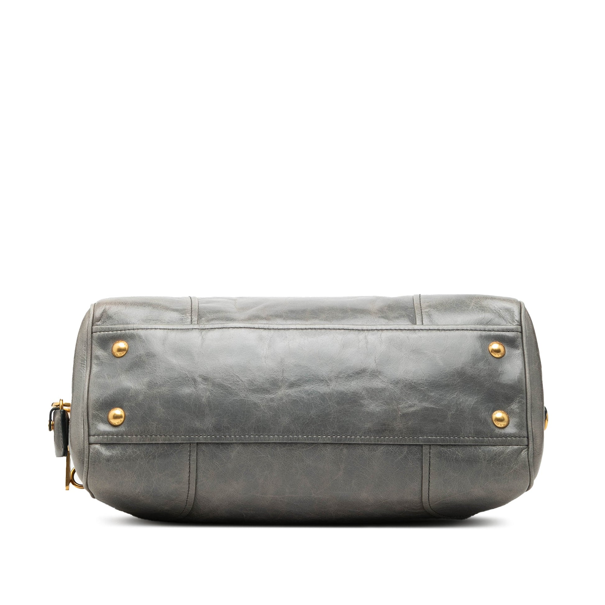 Prada Vitello Shine Bauletto Satchel