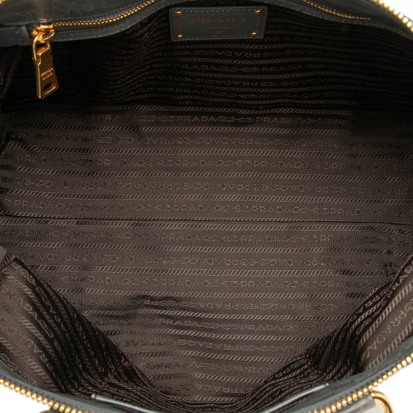 Prada Vitello Shine Bauletto Satchel