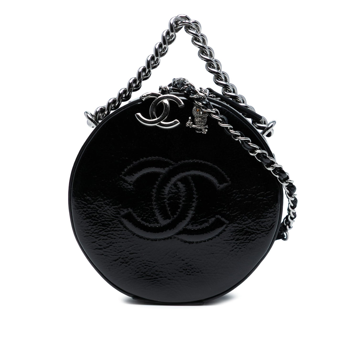 Chanel Patent Leather Round As Earth Crossbody