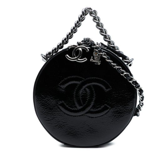 Chanel Patent Leather Round As Earth Crossbody