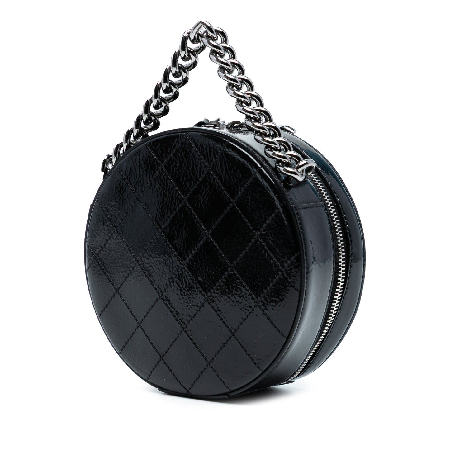 Chanel Patent Leather Round As Earth Crossbody