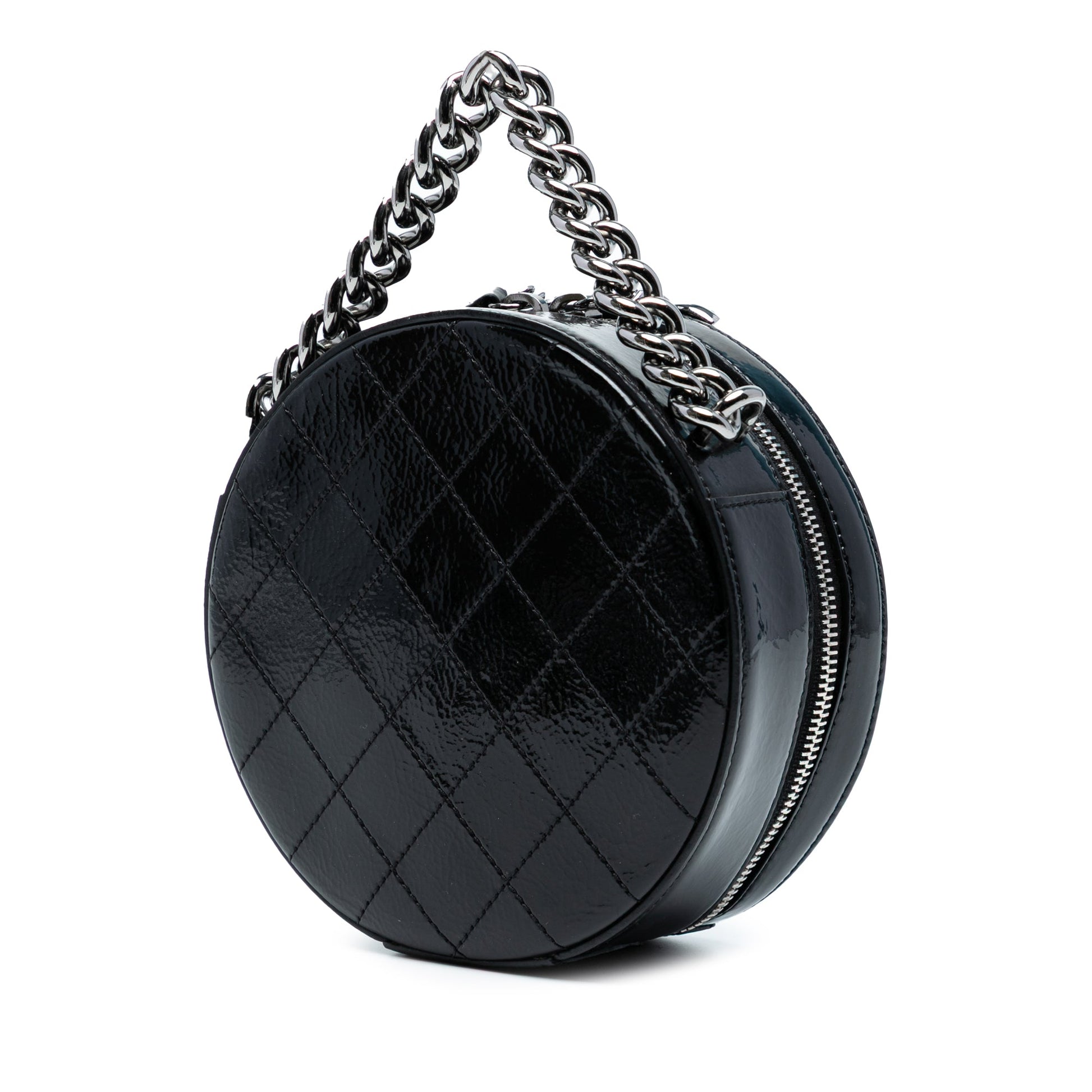 Chanel Patent Leather Round As Earth Crossbody