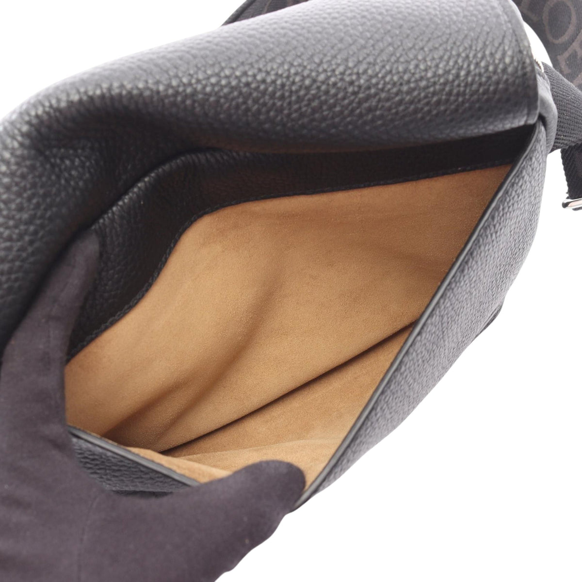 LOEWE Medium Leather Pebble Messenger Bag