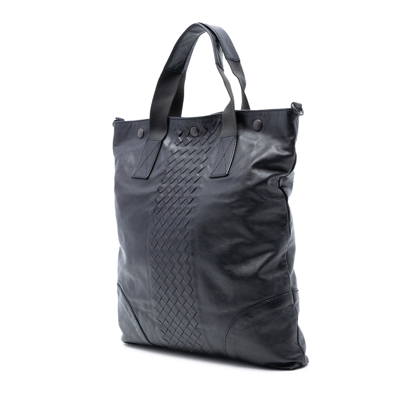 Bottega Veneta Intrecciato Trimmed Nappa Convertible Tote