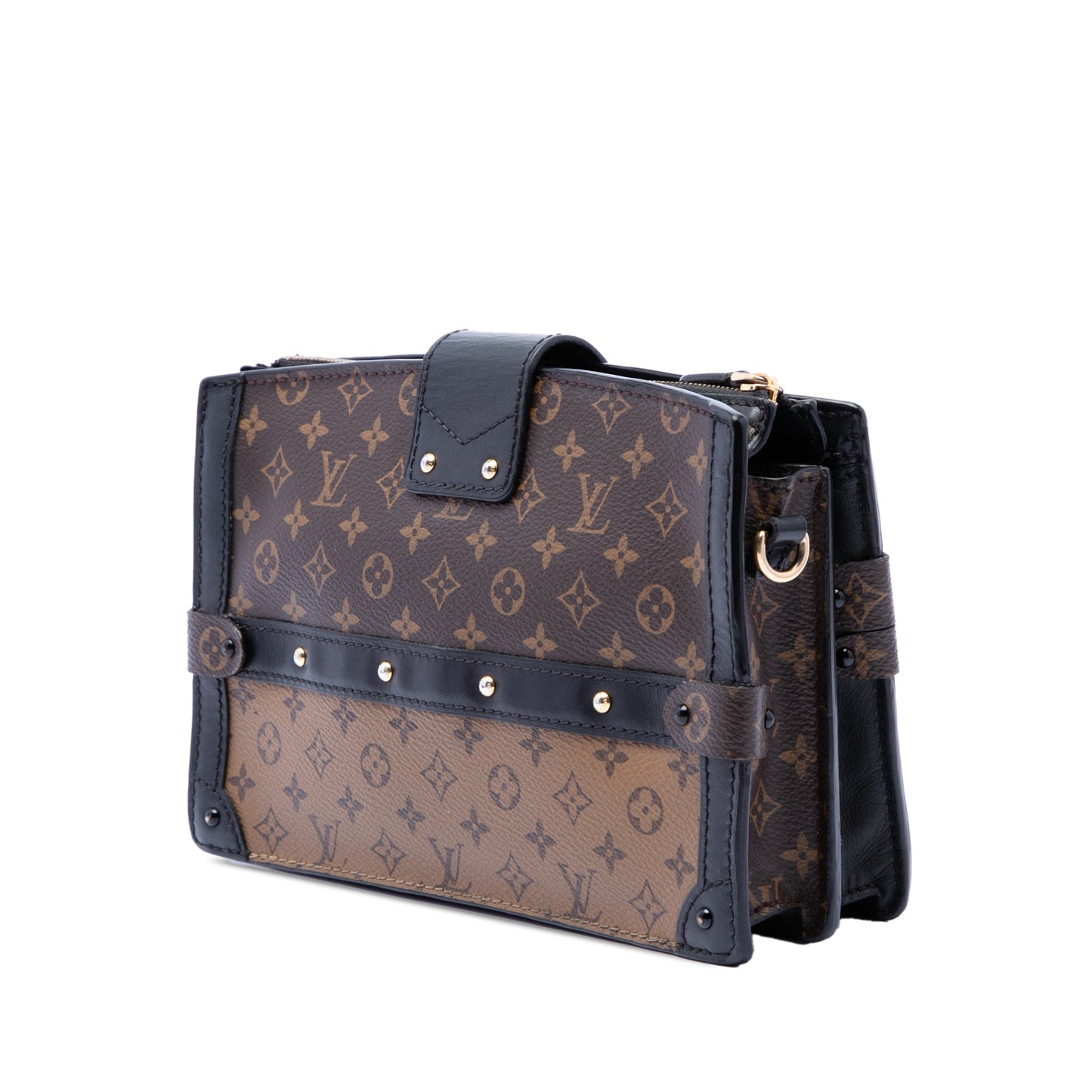 Louis Vuitton Monogram Reverse Trunk Clutch