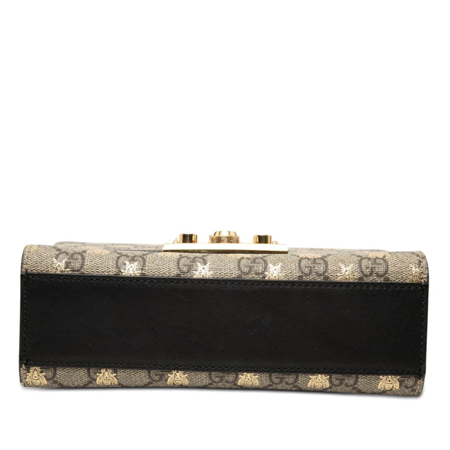 Gucci Small GG Supreme Bee Padlock Crossbody