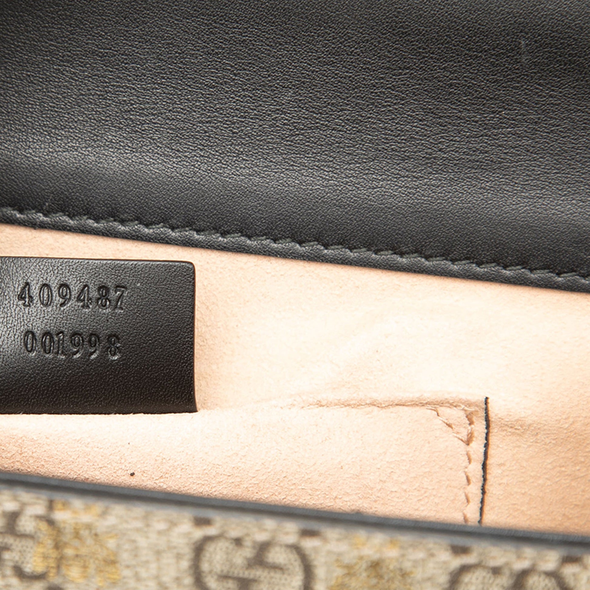 Gucci Small GG Supreme Bee Padlock Crossbody