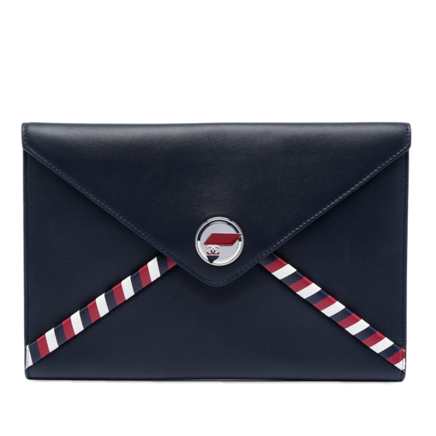 Chanel Lambskin Airlines Envelope Clutch